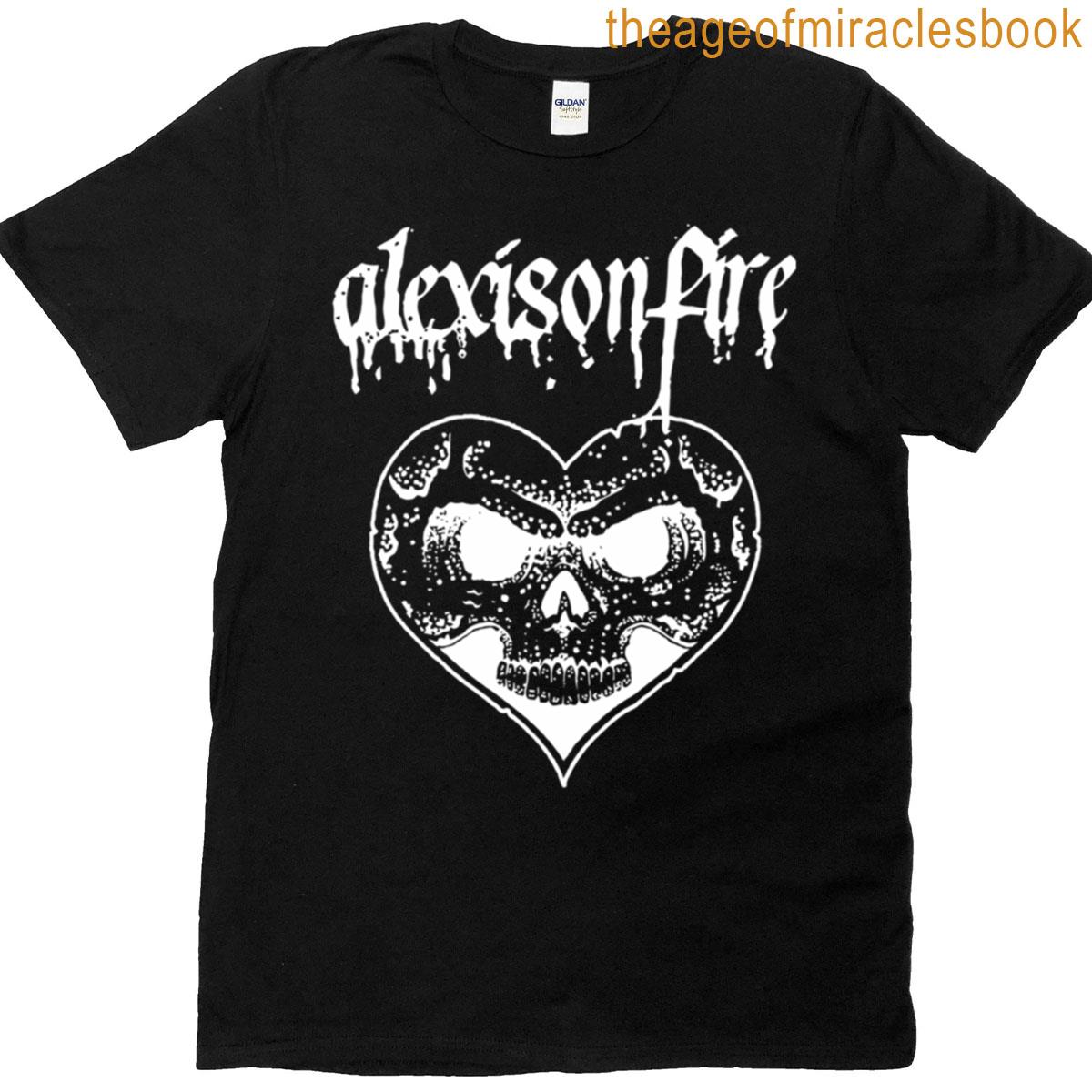 Alexisonfire Merch Alexis On Fire Logo T-shirt
