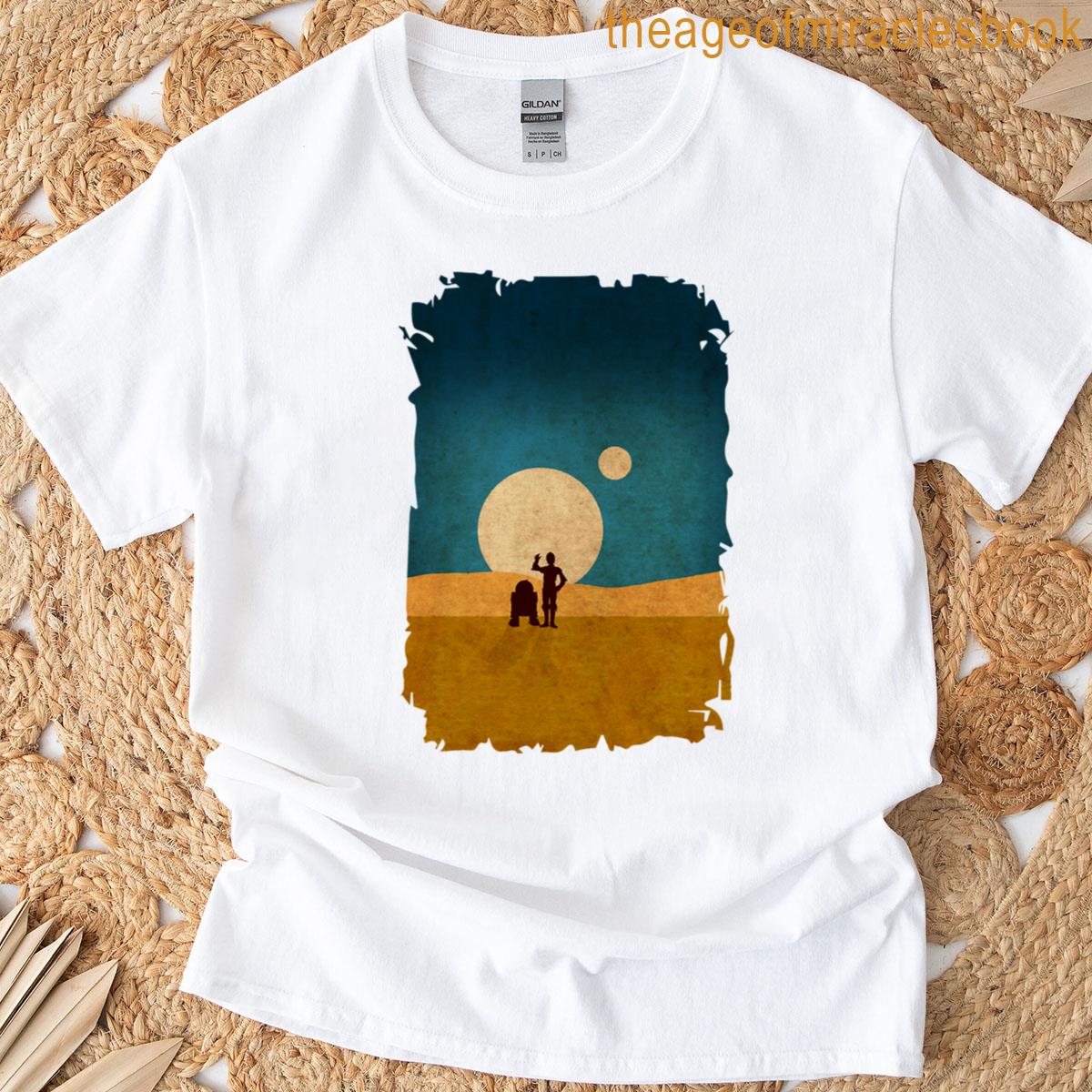 Droids In The Dunes T-shirt