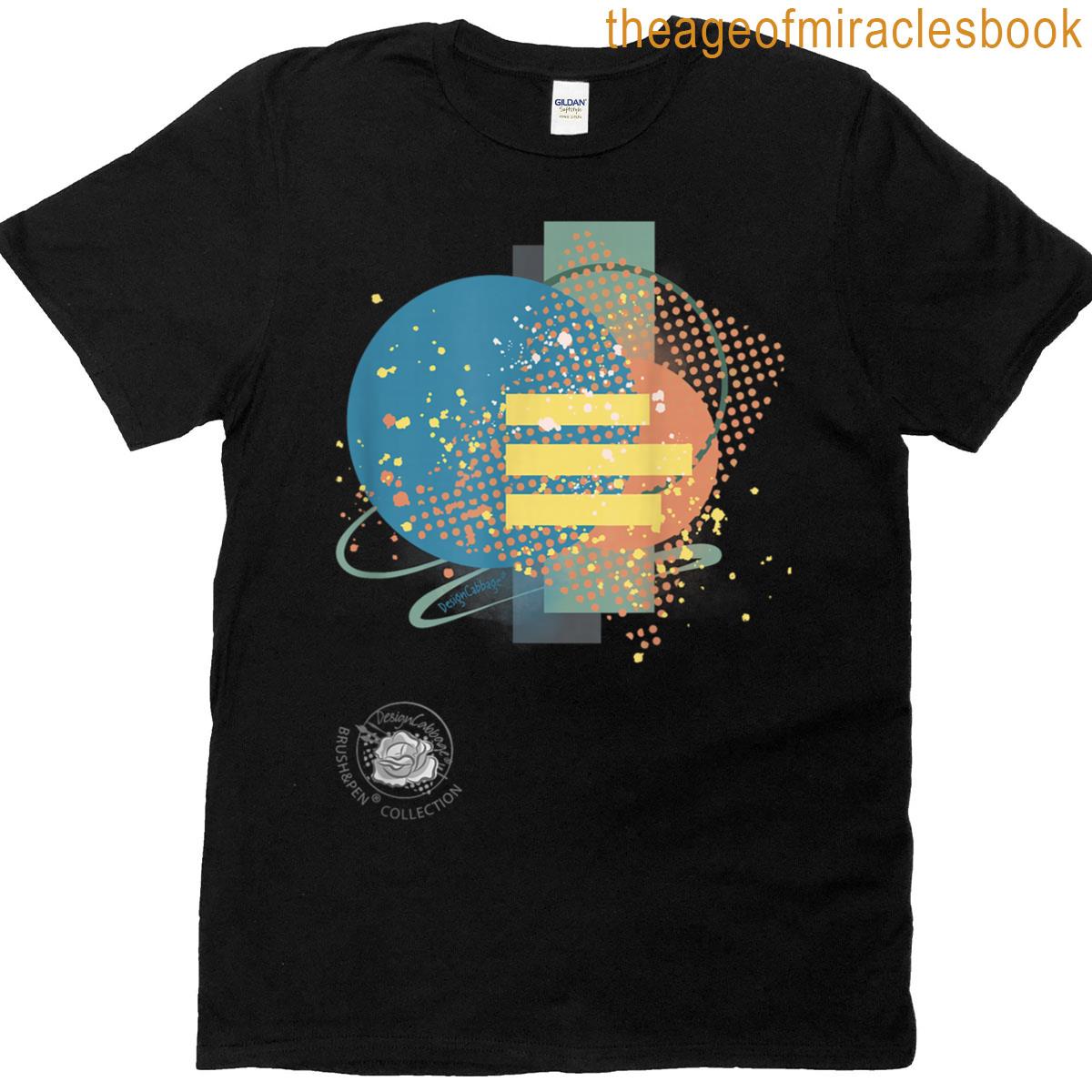 Earth To Mars Abstract Art T-shirt