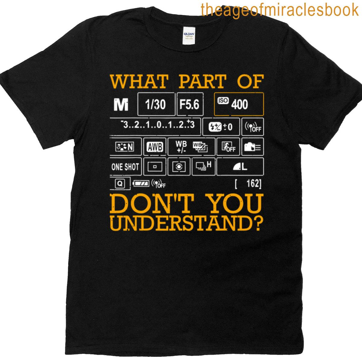 Funny Photography Photographer Instructors T-shirt