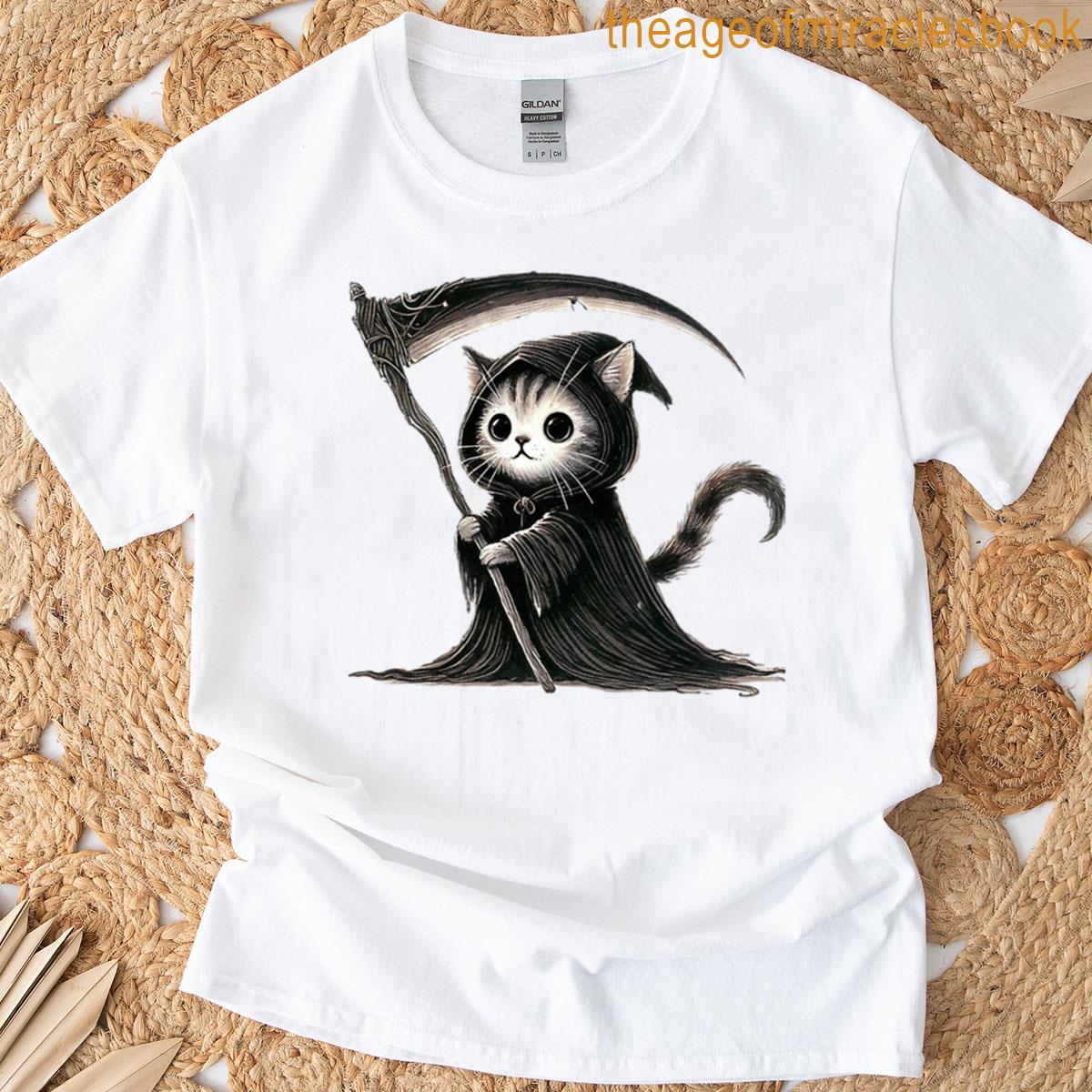 Grimreaper Cat Oversized T-shirt
