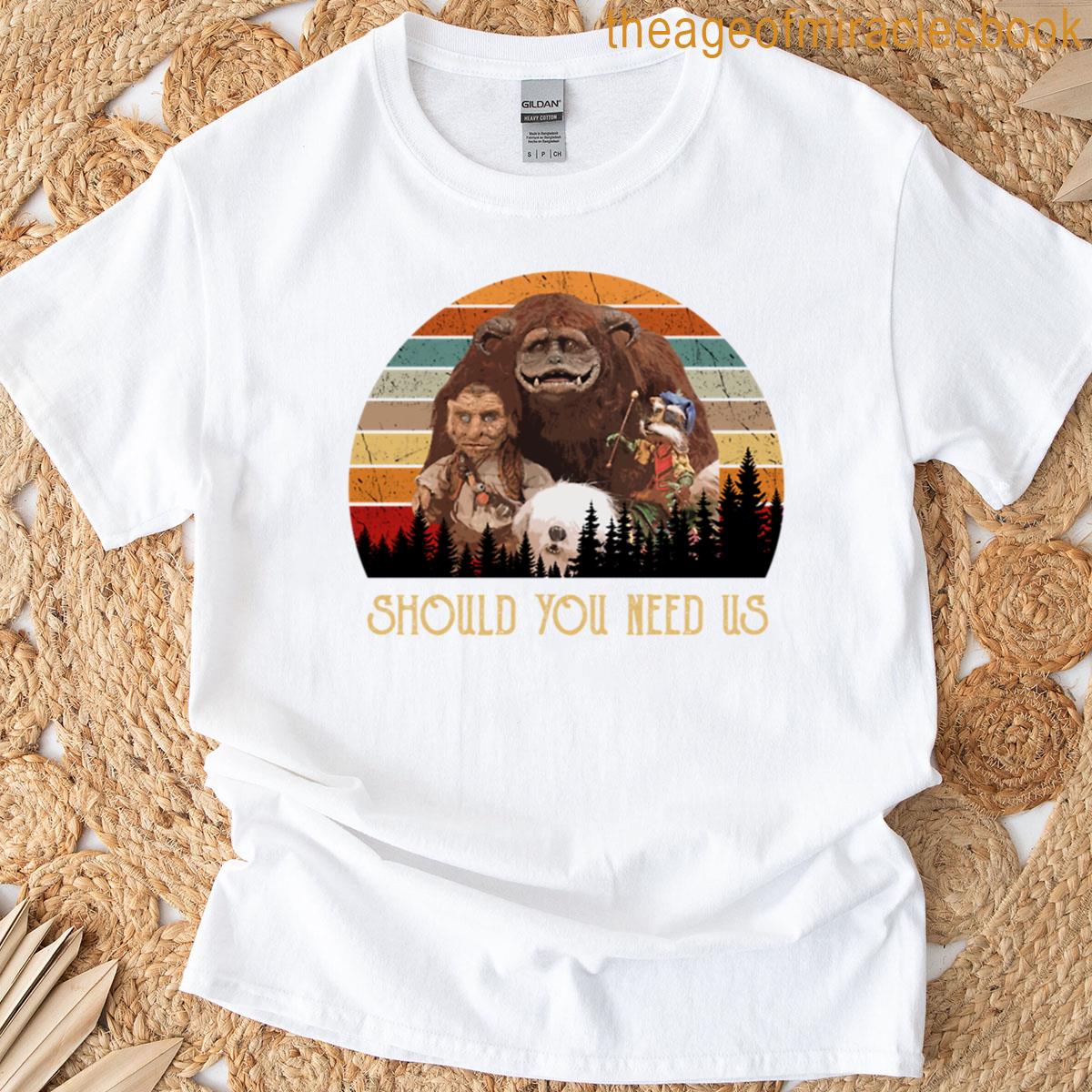 Hoggle Should You Need Us Labyrinth Vintage Ludo Labyrinth T-shirt