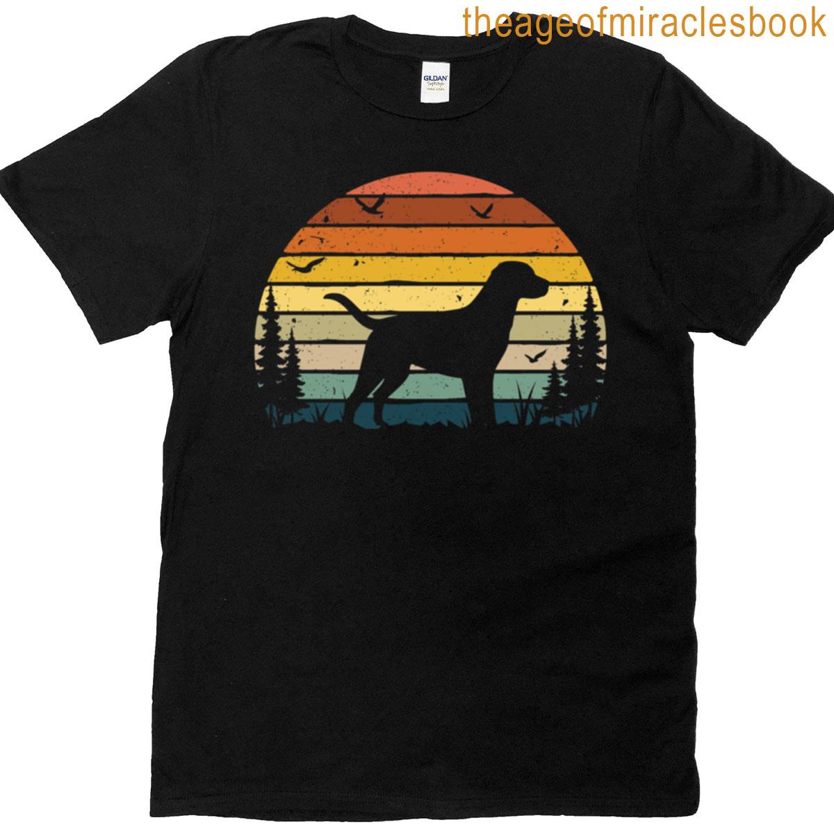 Labrador Dog Retro Vintage T-shirt
