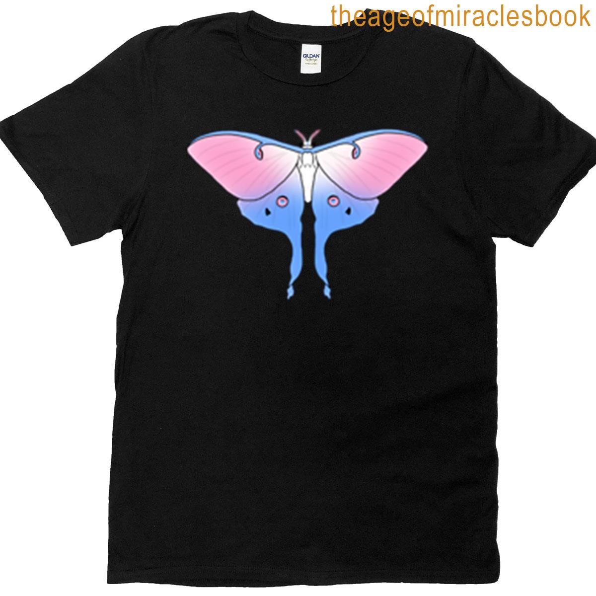Luna Moth – Trans Pride Oversized T-shirt
