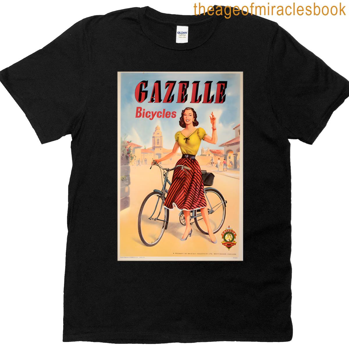 Old Ad Gazelle Bicycle T-shirt
