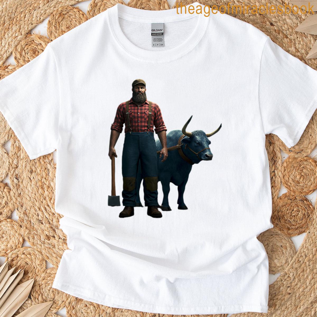 Paul Bunyan And Babe The Blue Ox T-shirt