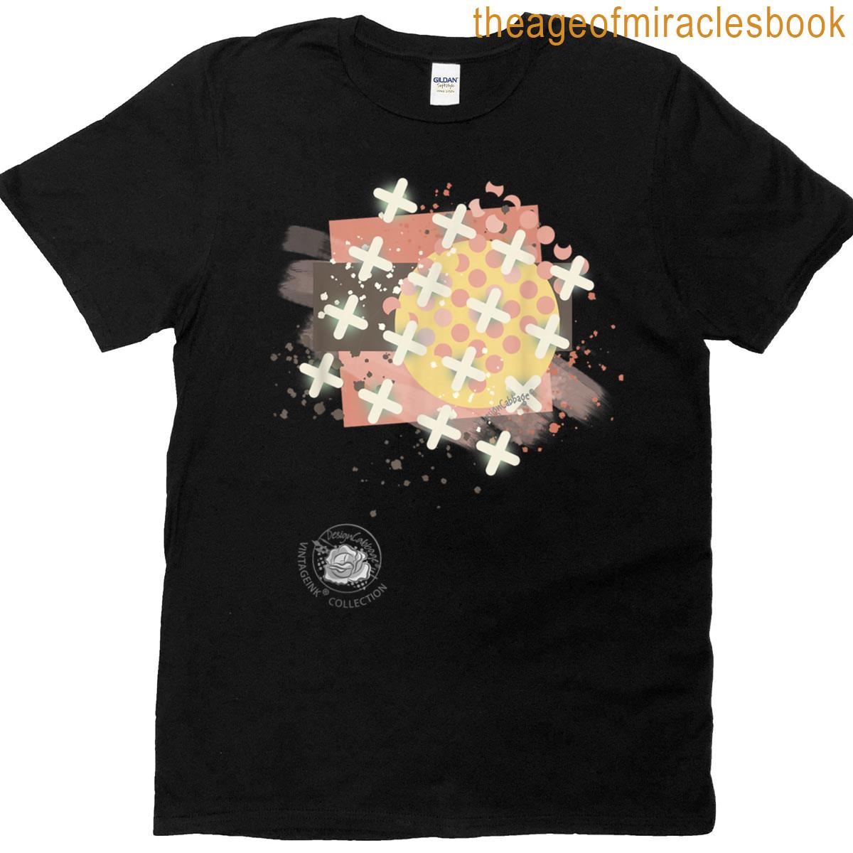 Pink Garden Abstract Art T-shirt