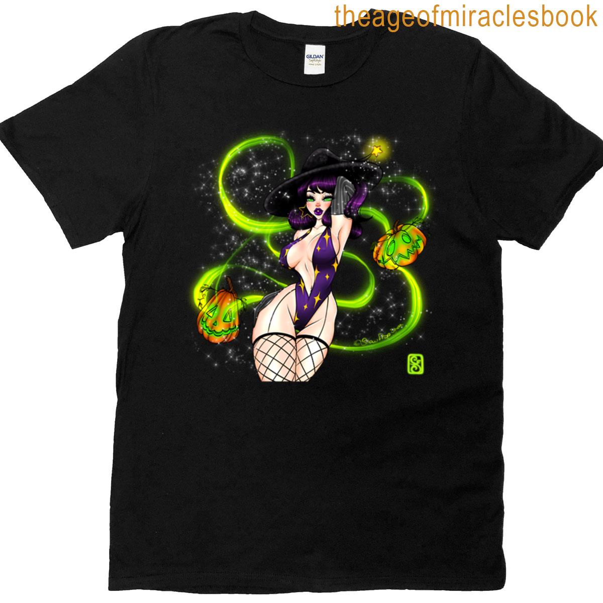 Pumpkin Witch Oversized T-shirt