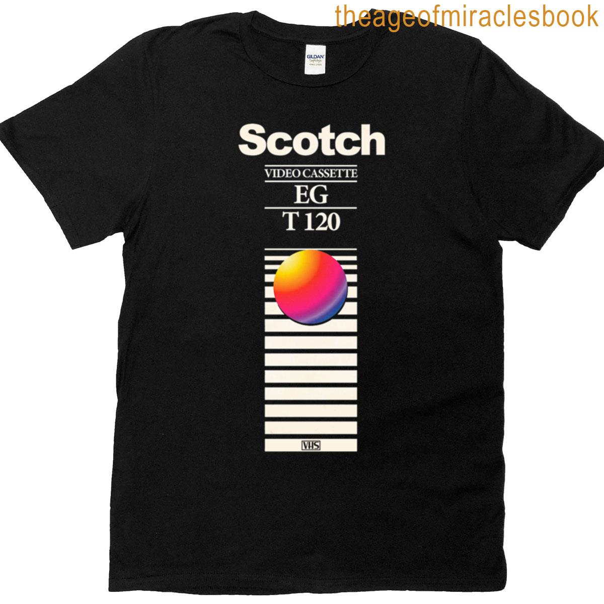 Scotch – No Background – 90s Vhs Cover T-shirt