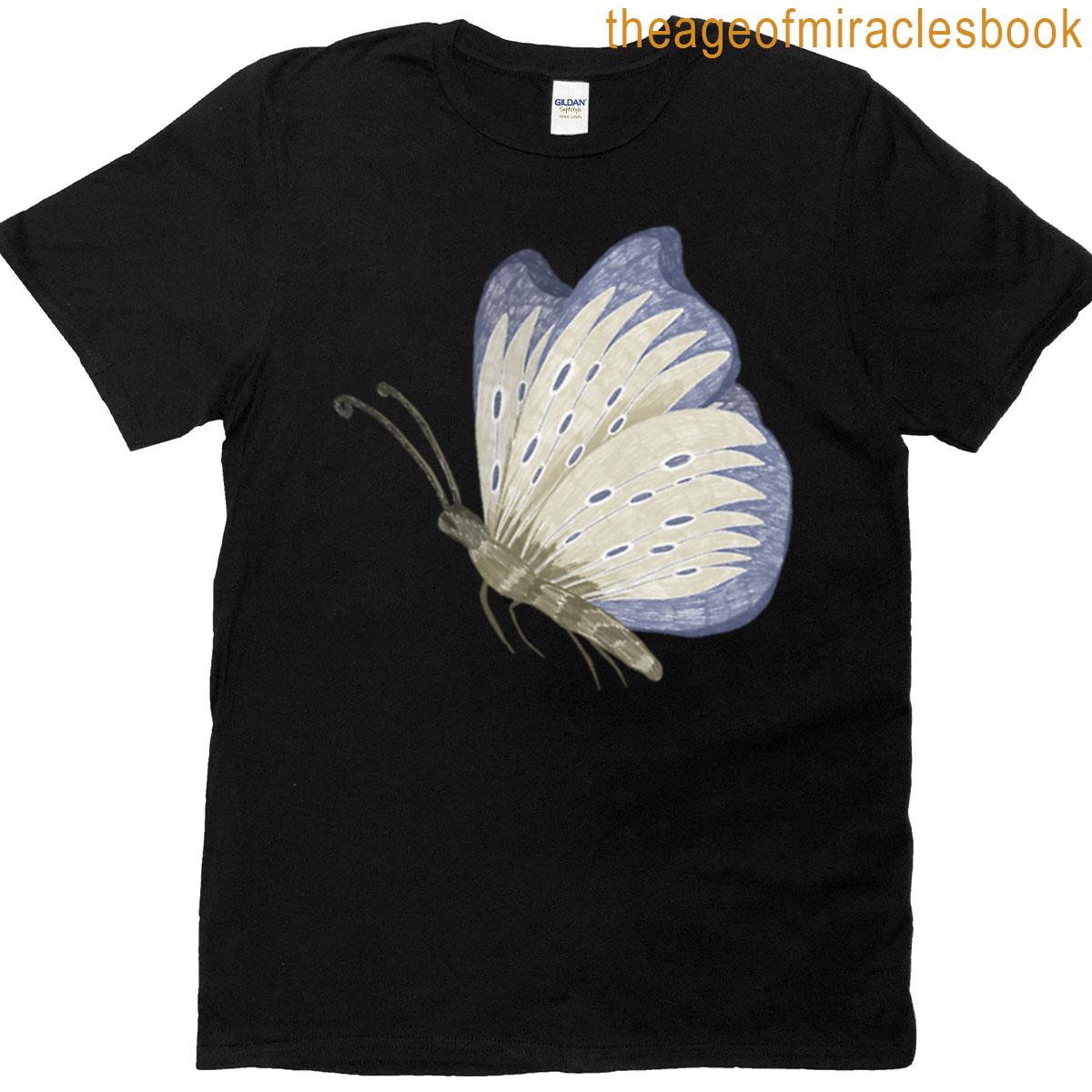 Summer Butterfly Neutral Color T-shirt