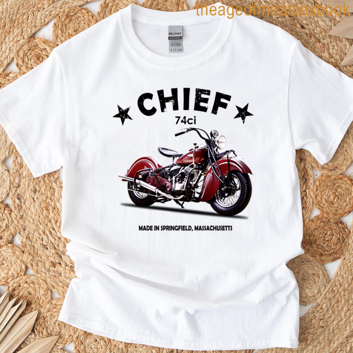 The Vintage Chief Motorcycle T-shirt