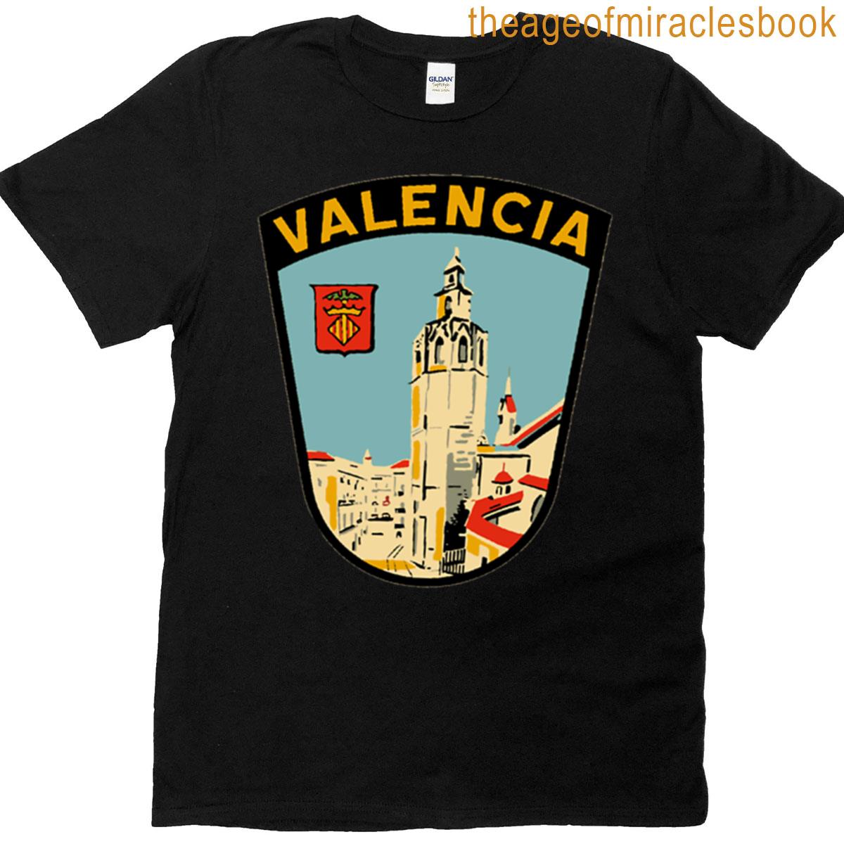 Valencia Spain Vintage Style T-shirt