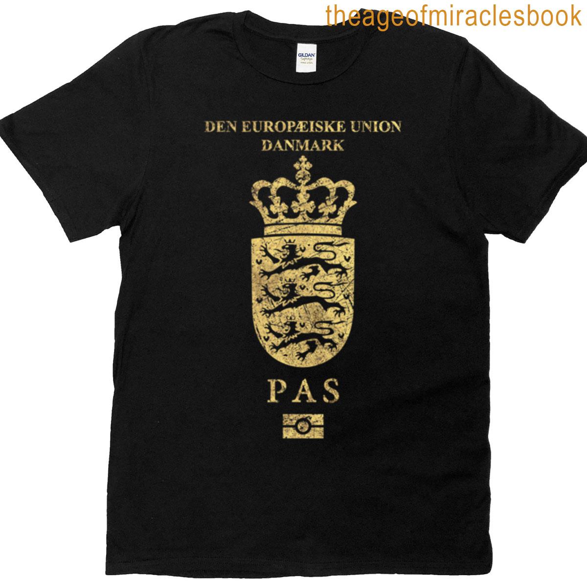 Vintage Danish Passport T-shirt