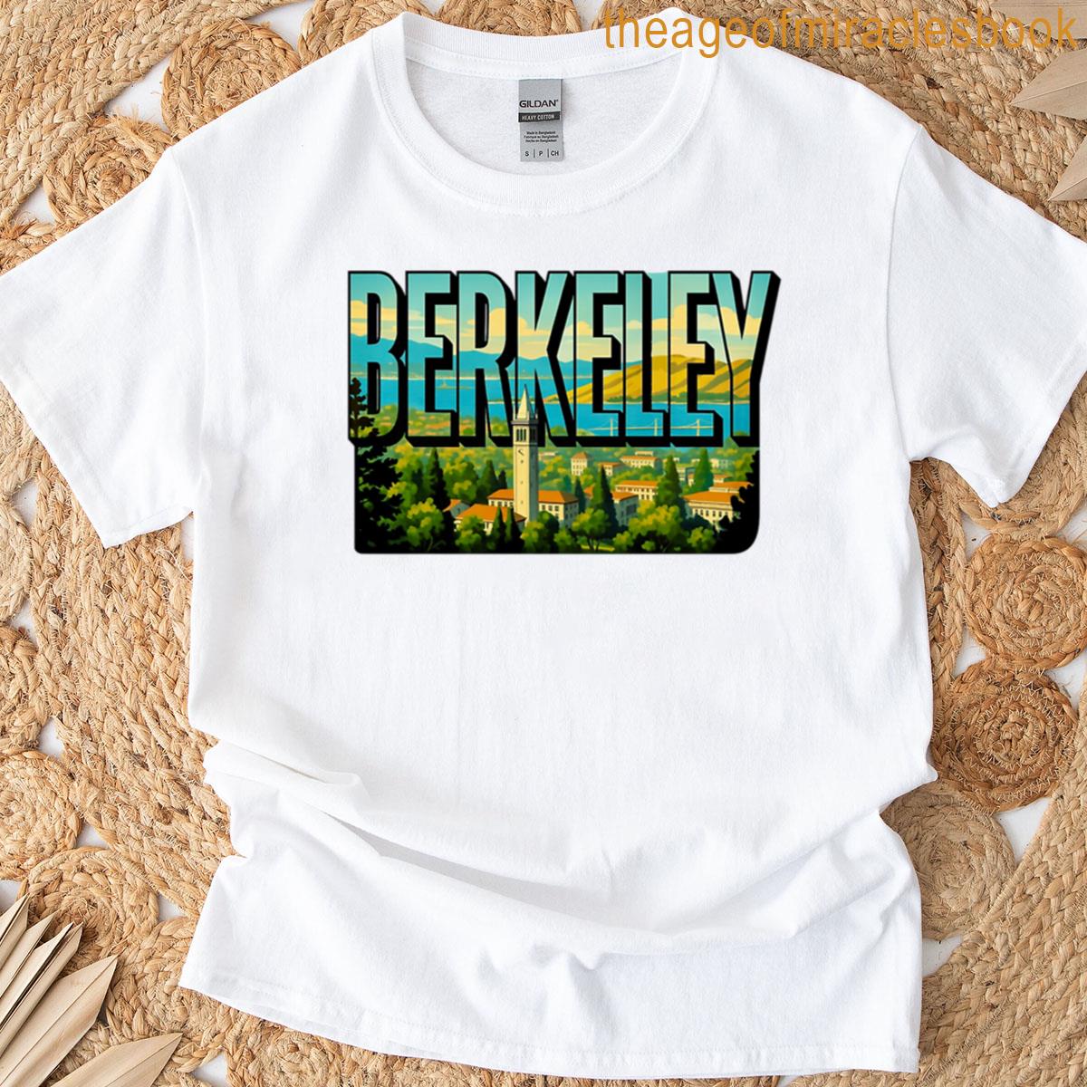 Berkeley California Typography Art T-shirt