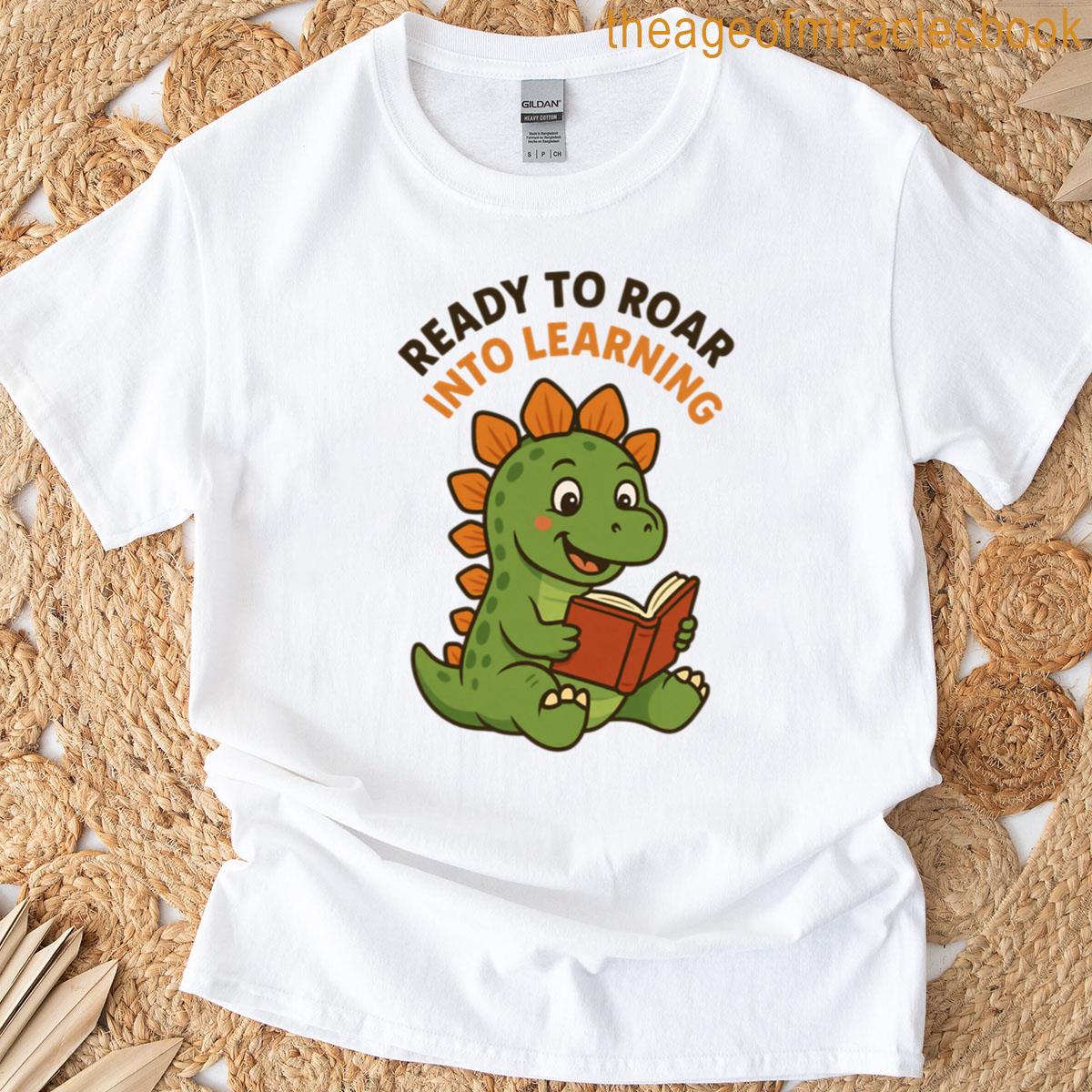 Cute Dinosaur Back To School Learning Design T-shirt