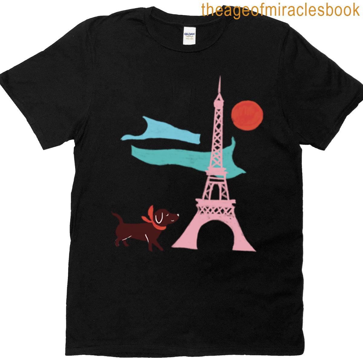 Dog Walks Through Paris T-shirt