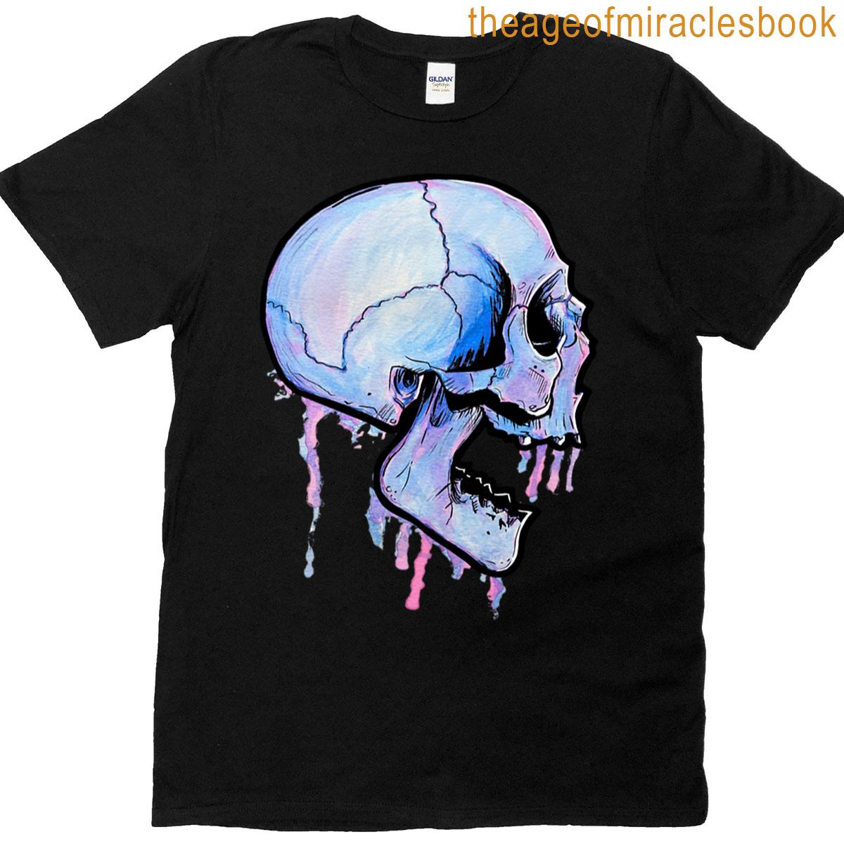Dripping Pastel Skull T-shirt