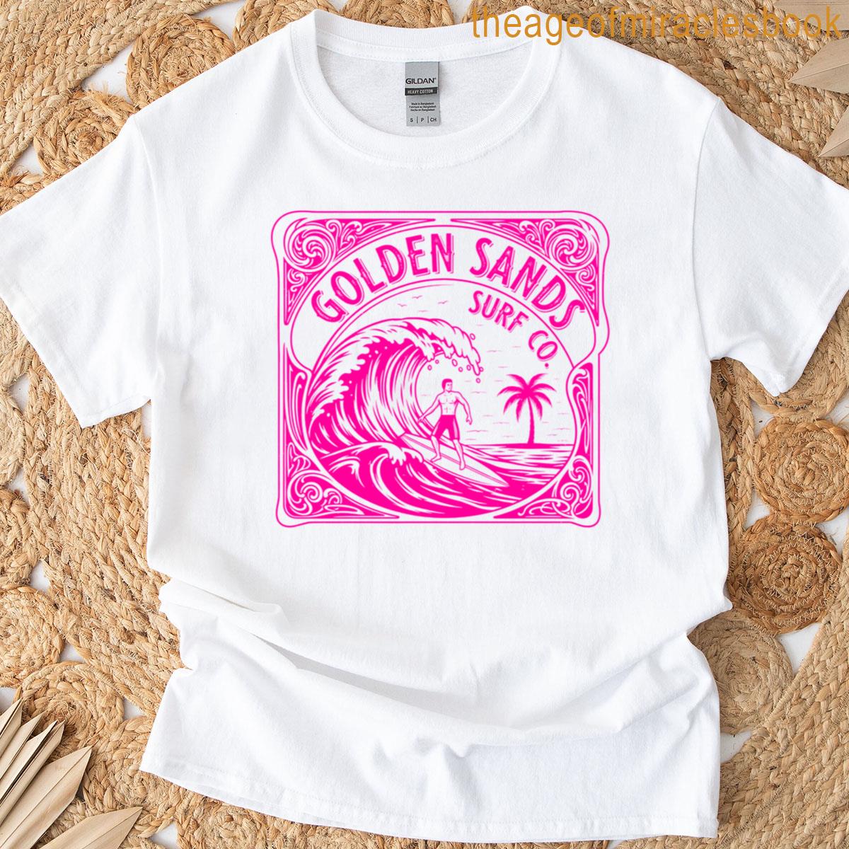 Golden Sands Surf Pink T-shirt