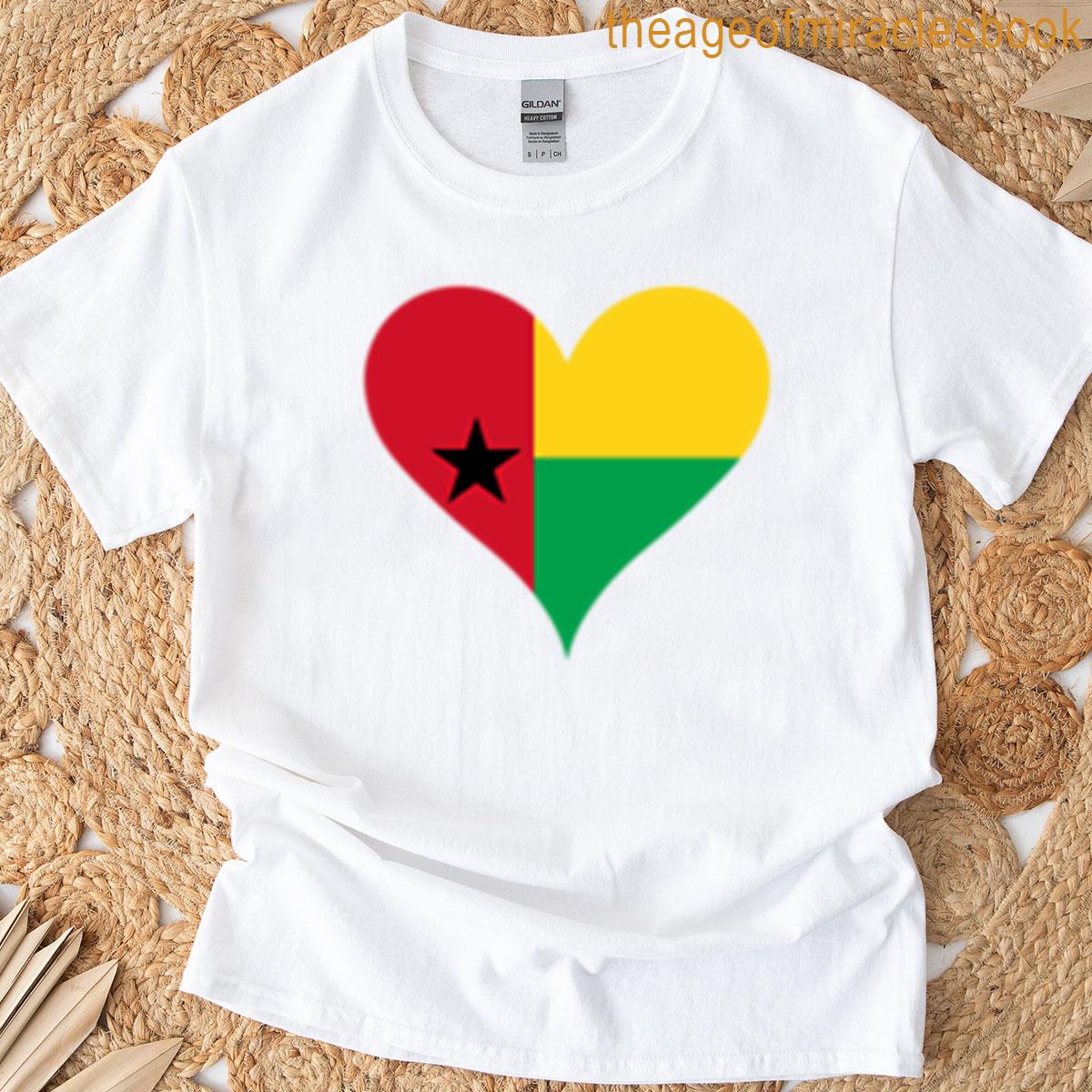 Guinea-bissau Heart Flag – Unity Struggle Progress T-shirt