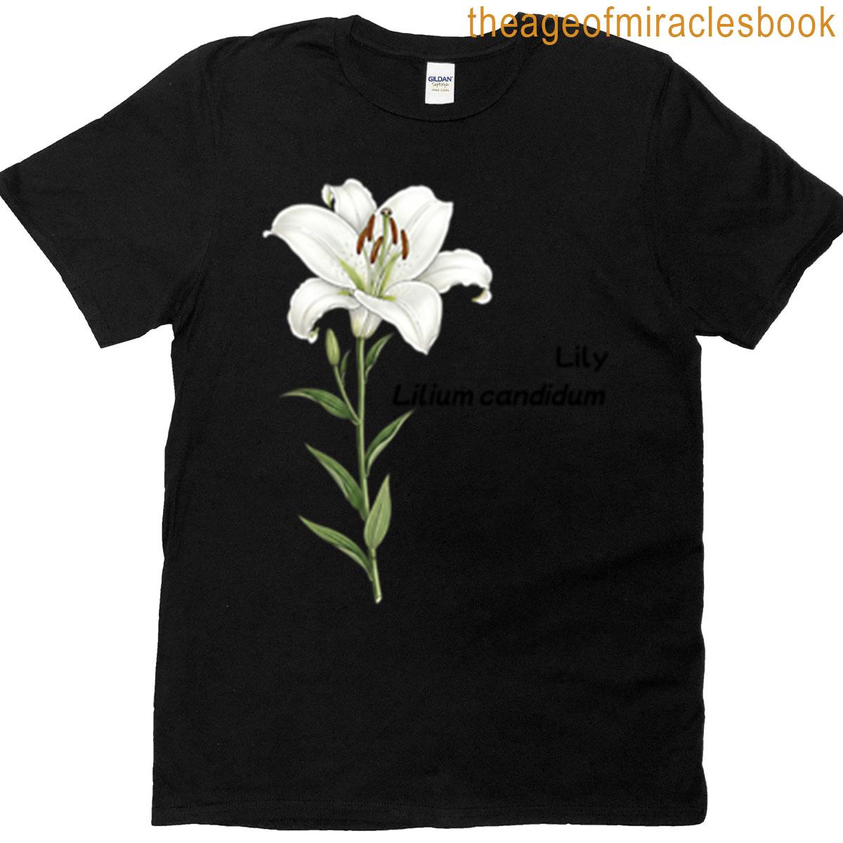 Isolated Single Lily Flower T-shirt
