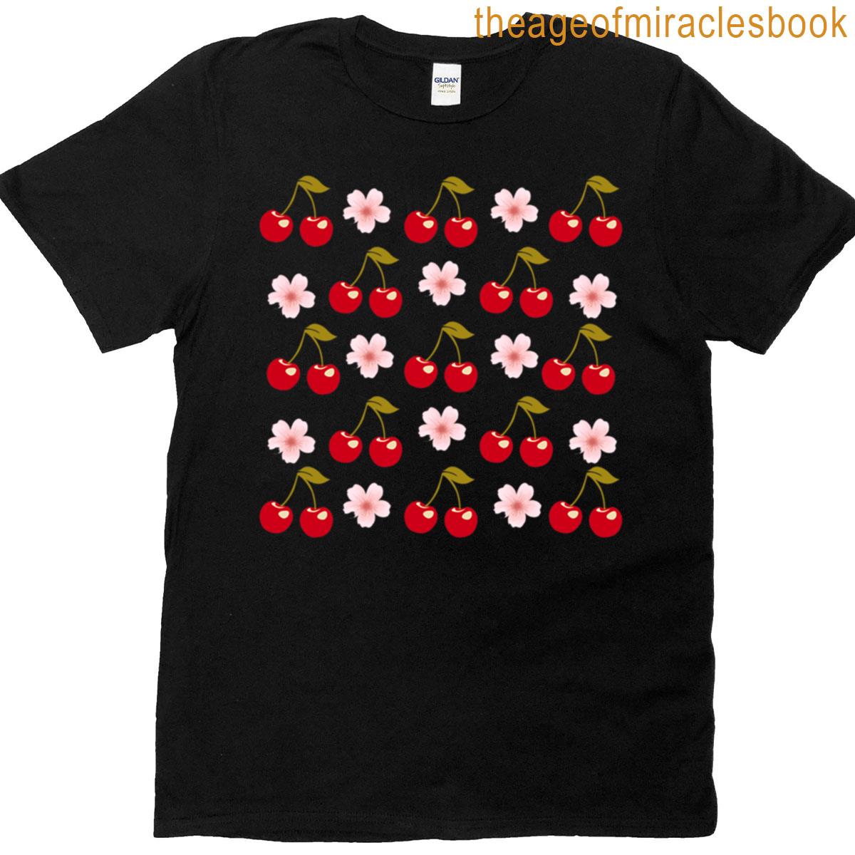 Mini Cherry Pattern T-shirt