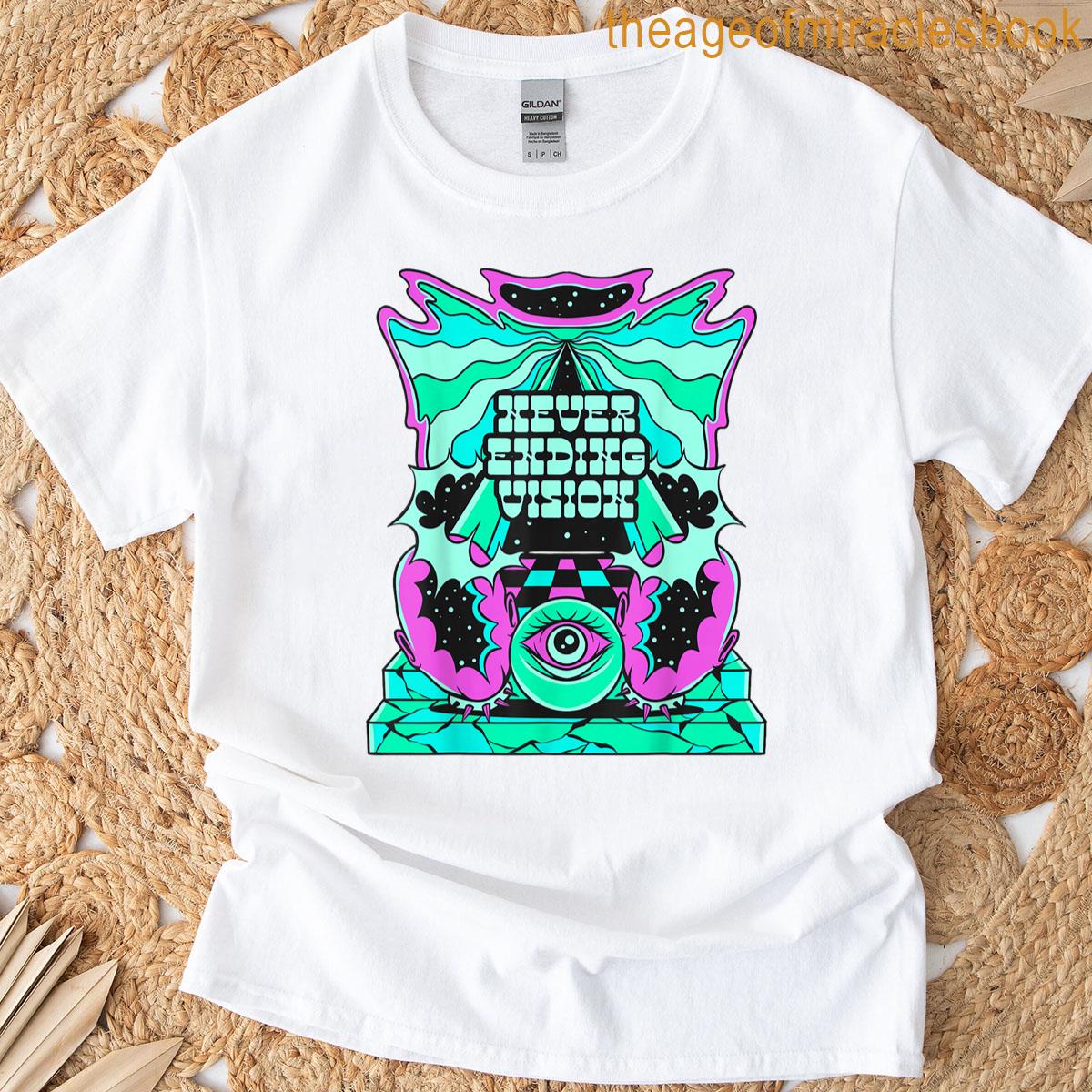 Never Ending Vision – Psychedelic Vision Graphic T-shirt