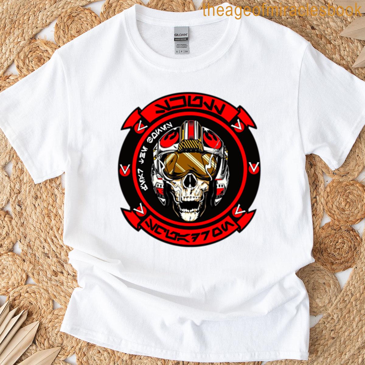 Red Leader Skull Squadron T-shirt