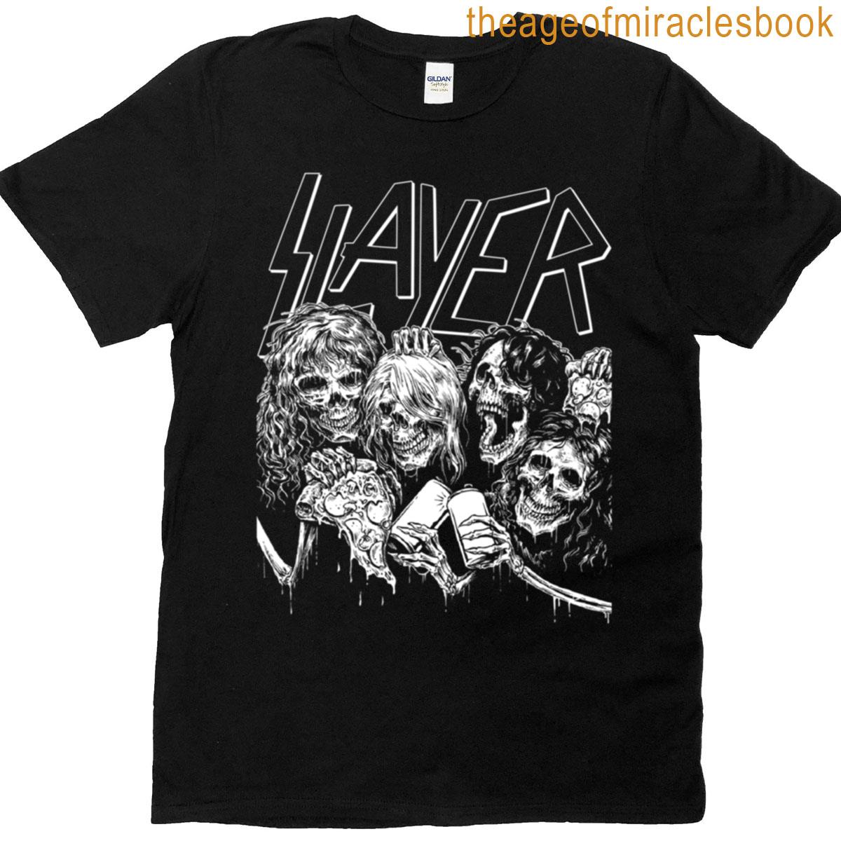 Slayer – Reign In Pizza Beer T-shirt