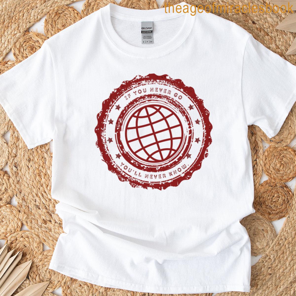 World Traveler Stamp Explore The Globe T-shirt
