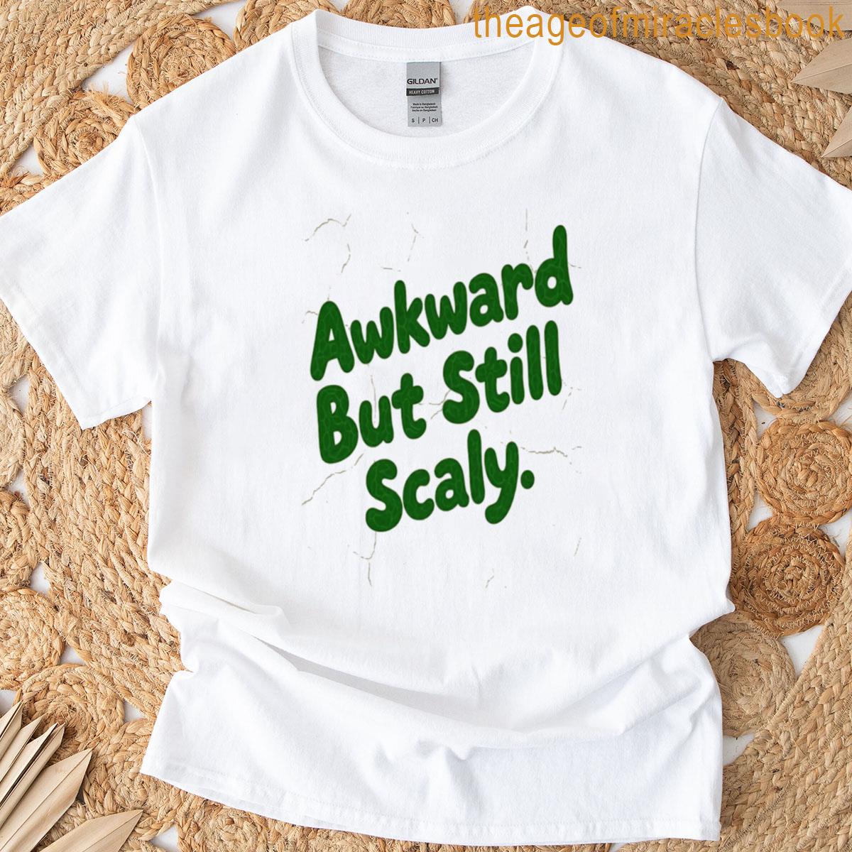 Awkward But Still Scaly Oversized T-shirt