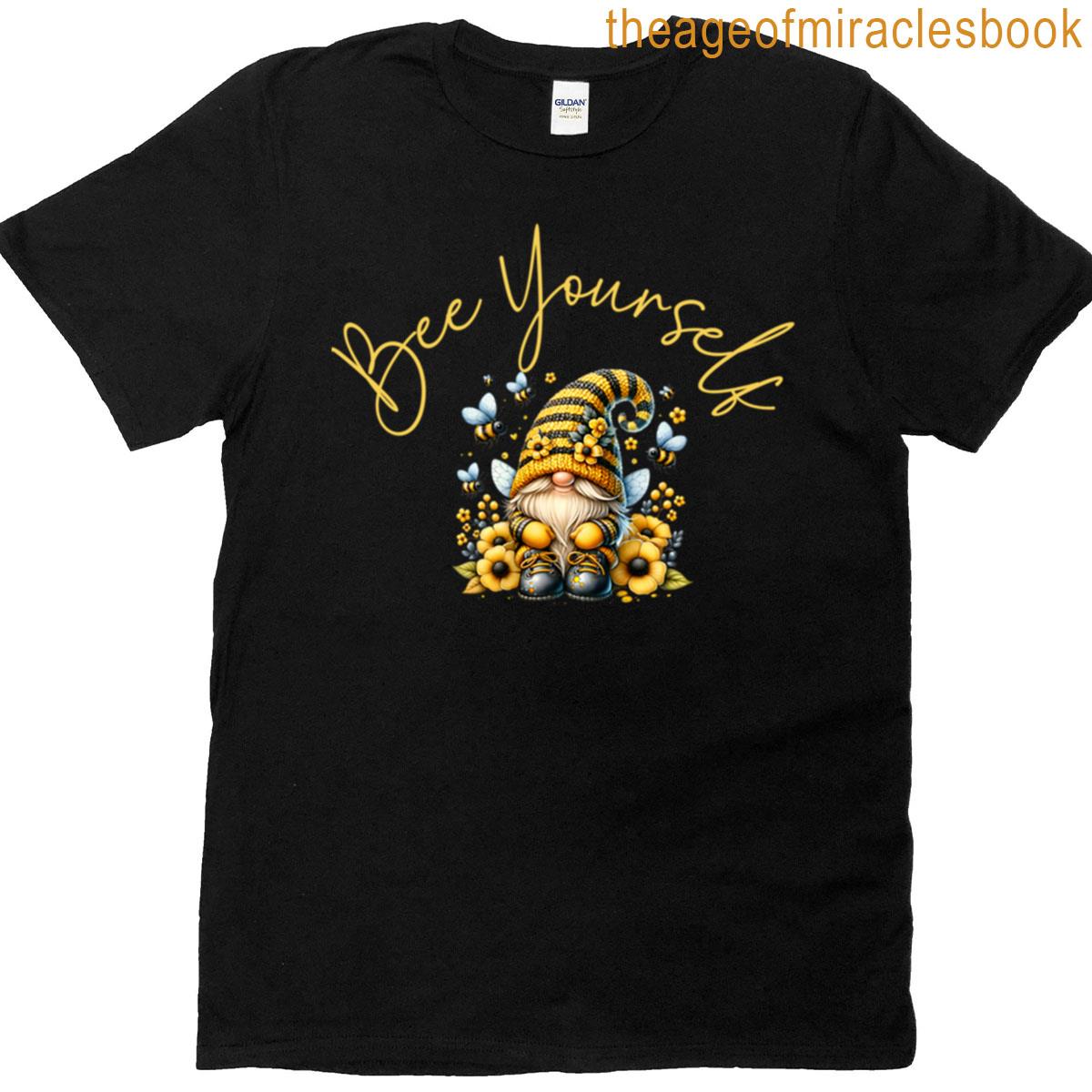 Bee Yourself Cute Positive Pun Design T-shirt