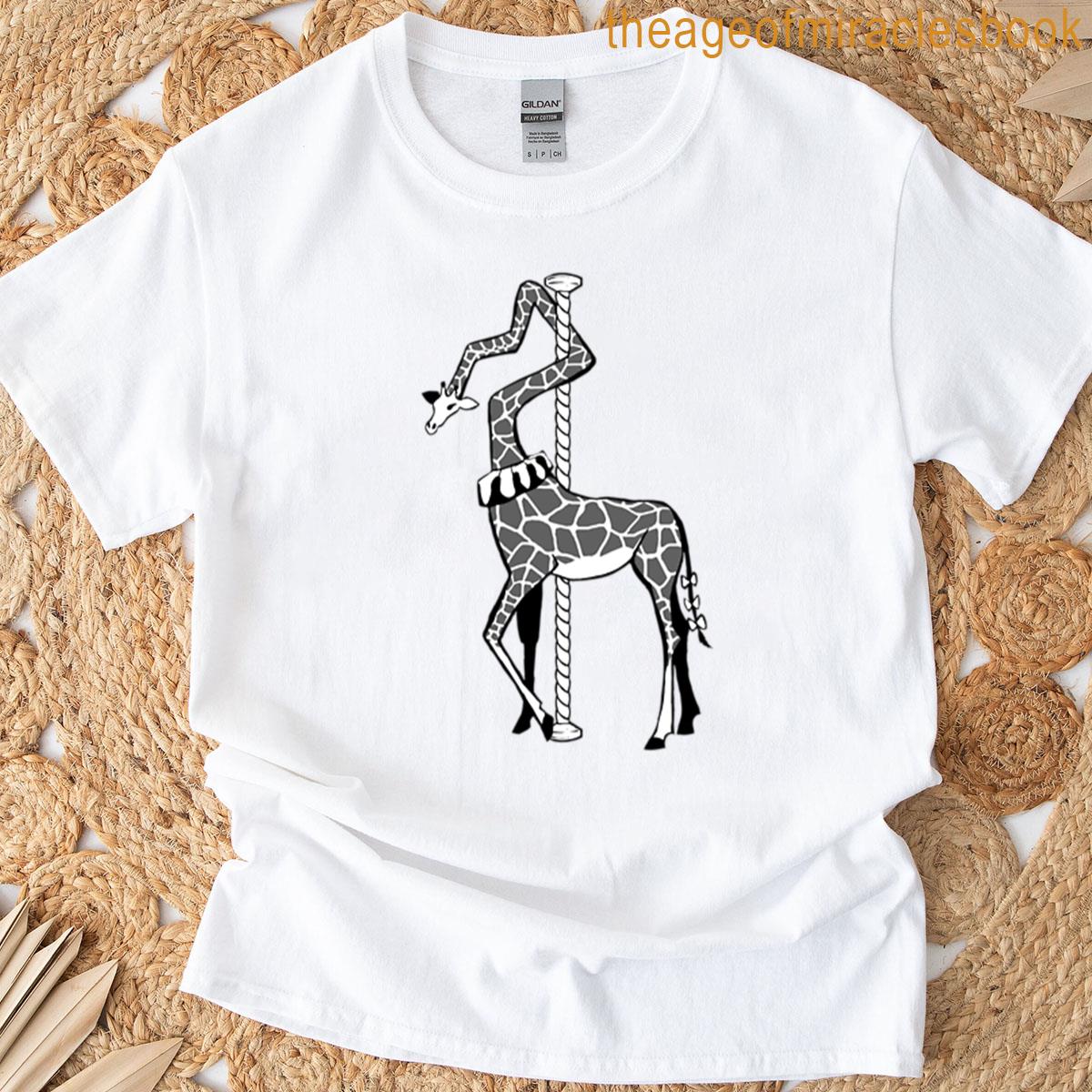 Carousel Giraffe With Crooked Neck T-shirt