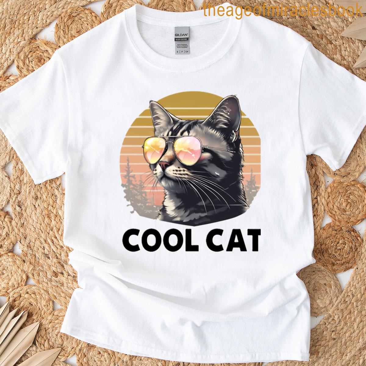 Cool Cat With Sunglass T-shirt
