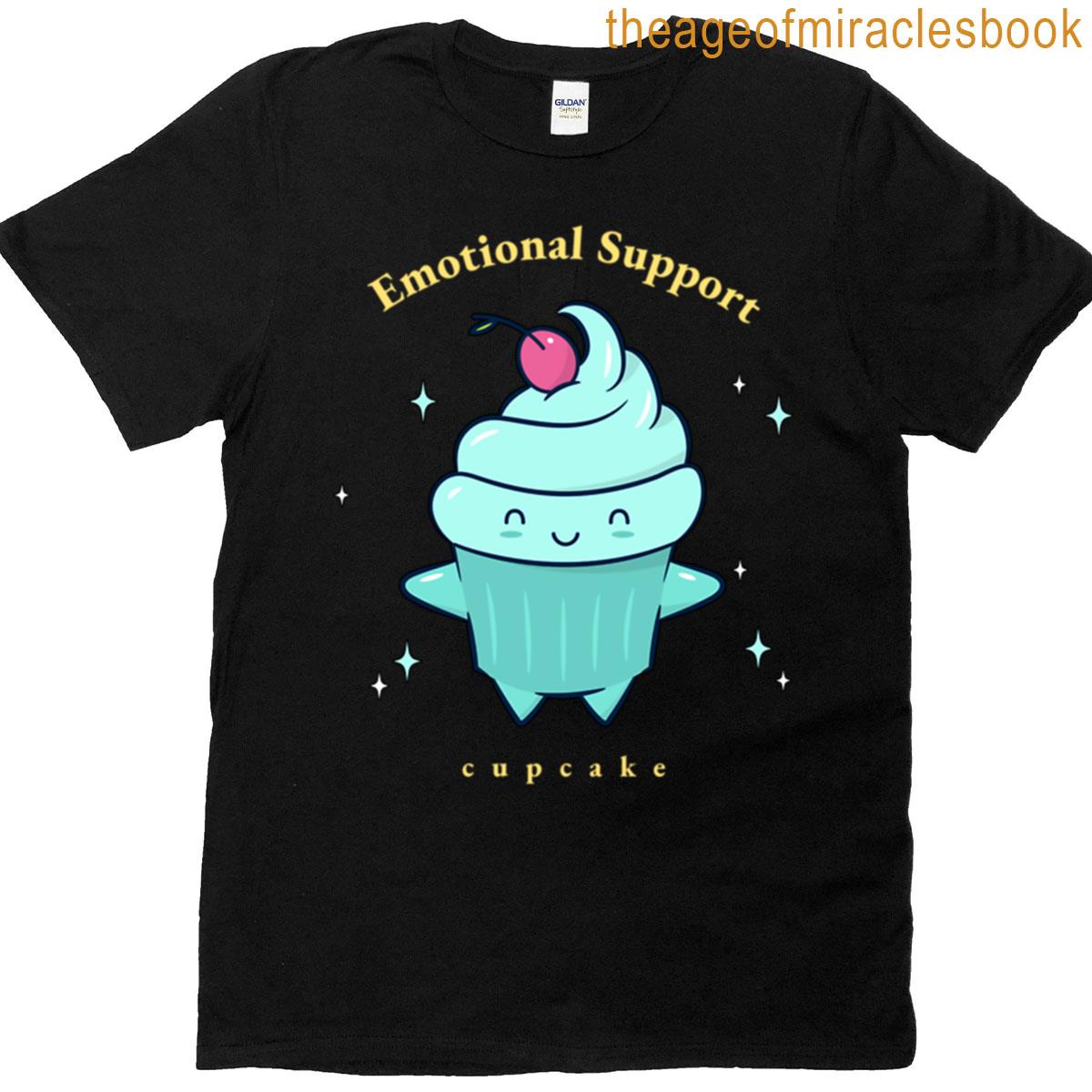 Emotional Support Cupcake Oversized T-shirt