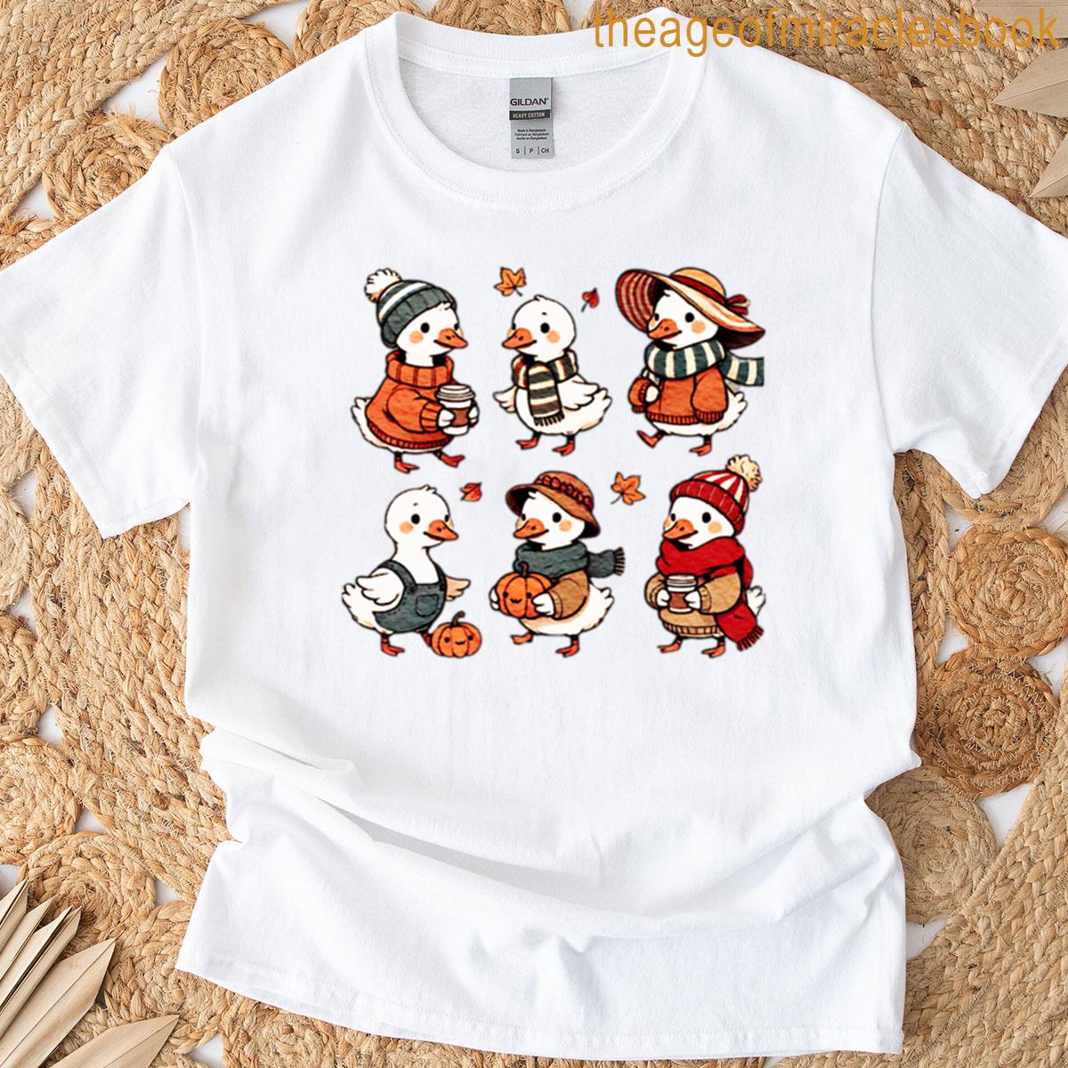 Fall Autumn Just A Fall Goose T-shirt