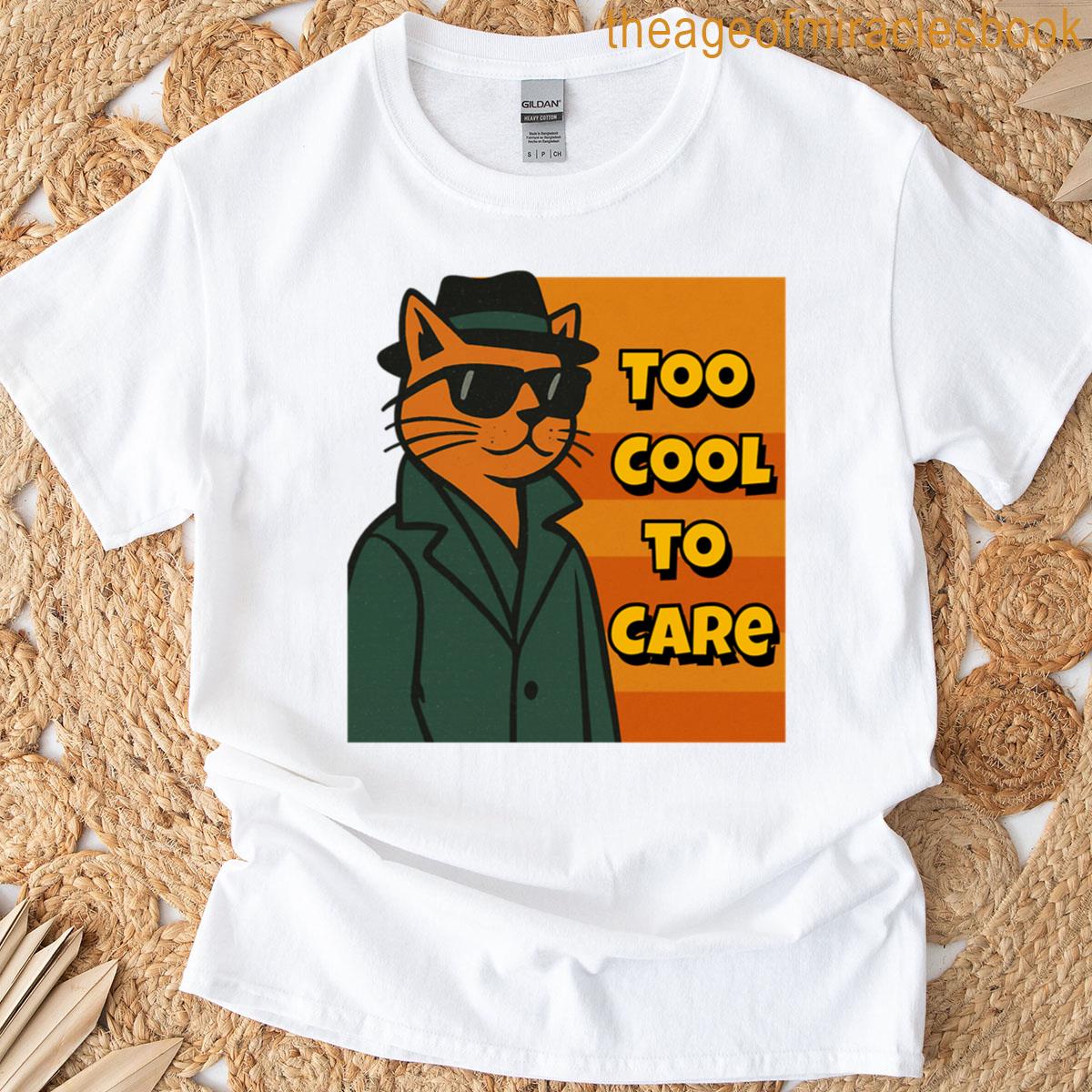 Too Cool Retro Cat T-shirt