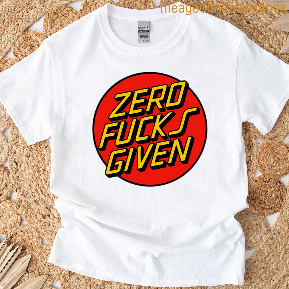 Zero Fs Given Bold Skate Logo Parody T-shirt