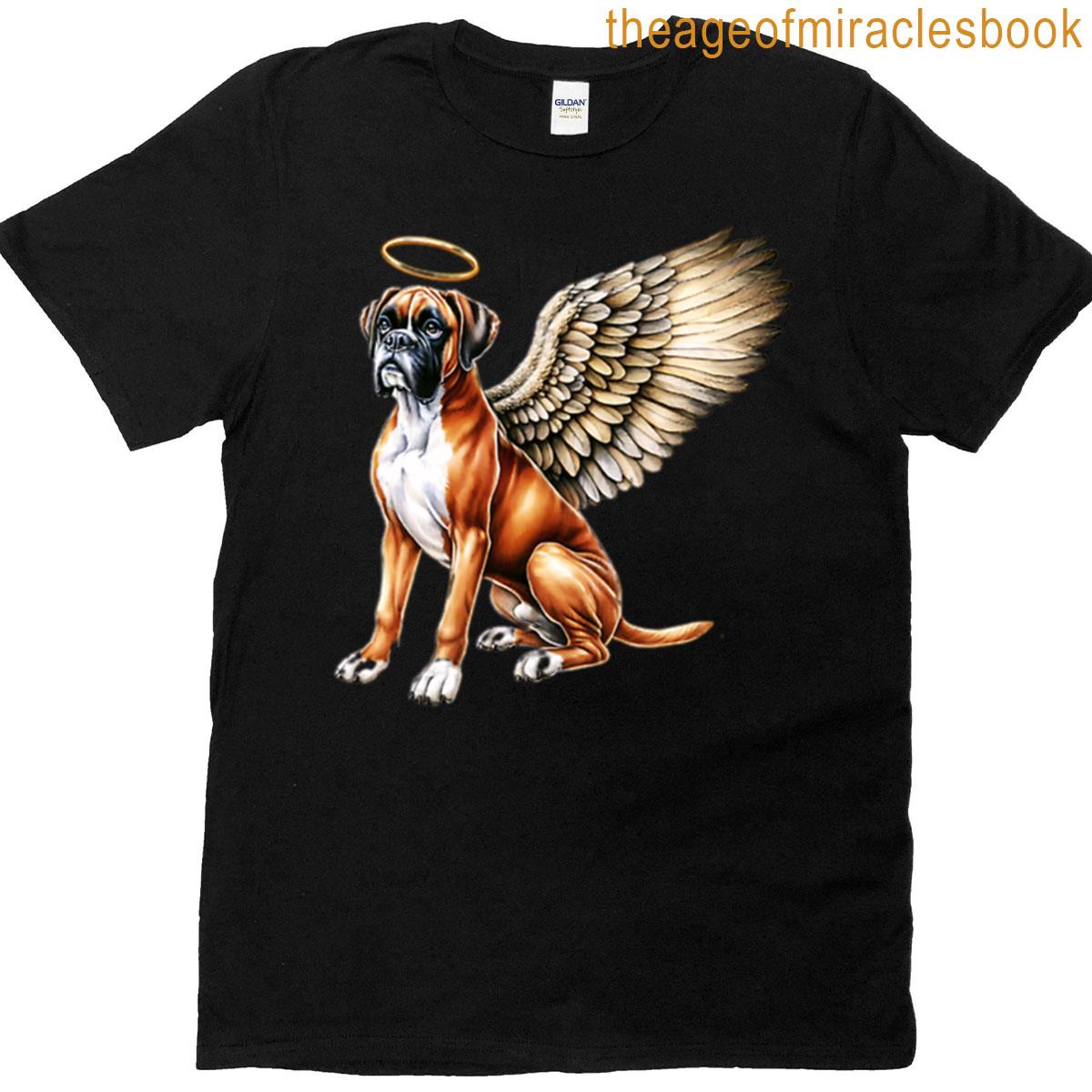 Boxer Dog Angel T-shirt