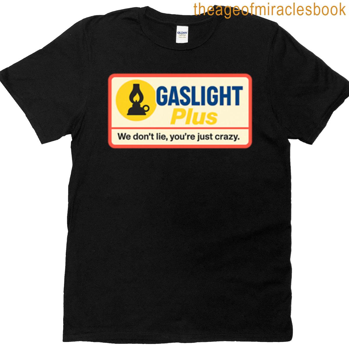 Gaslight Plus Gas Station Logo T-shirt