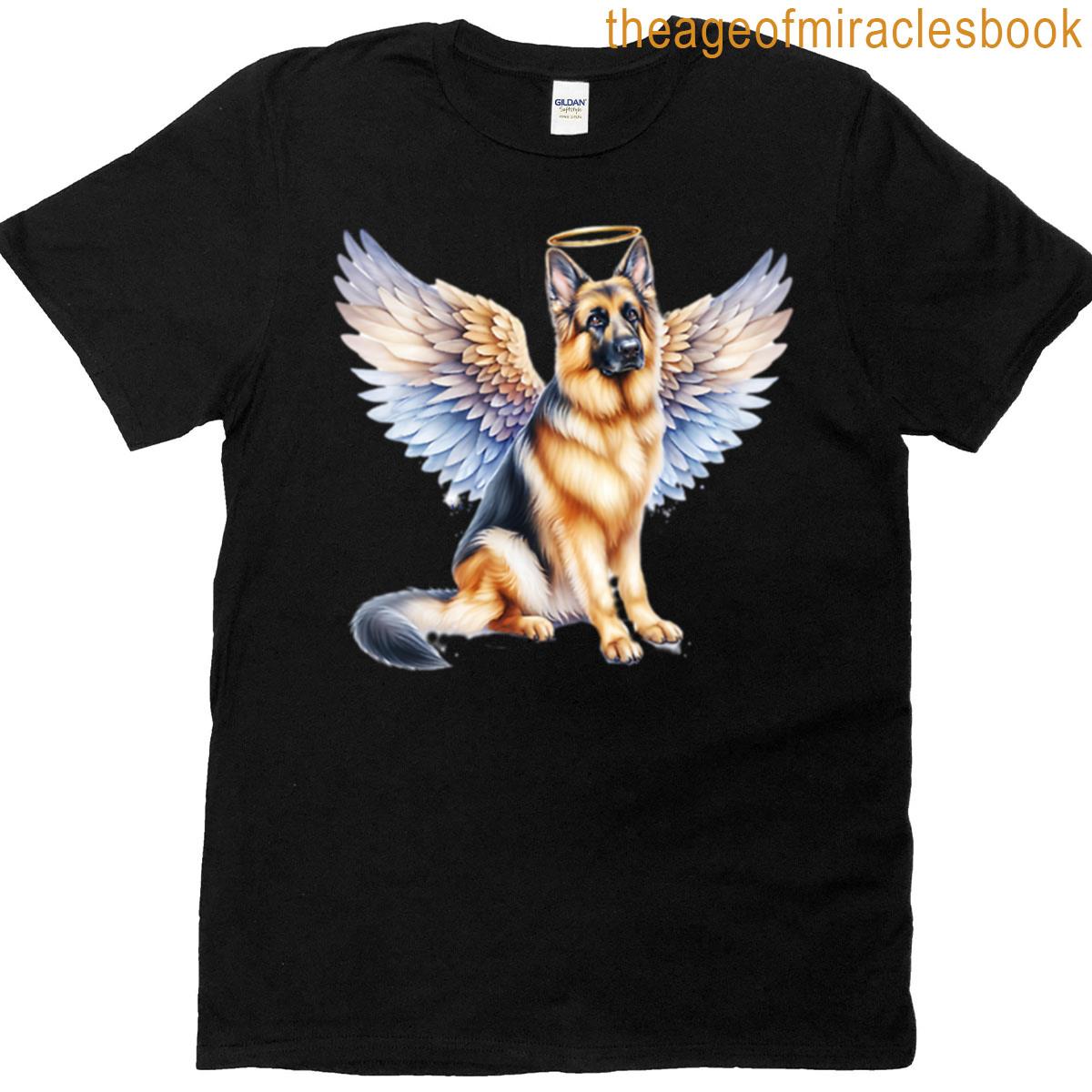 German Shepherd Angel T-shirt