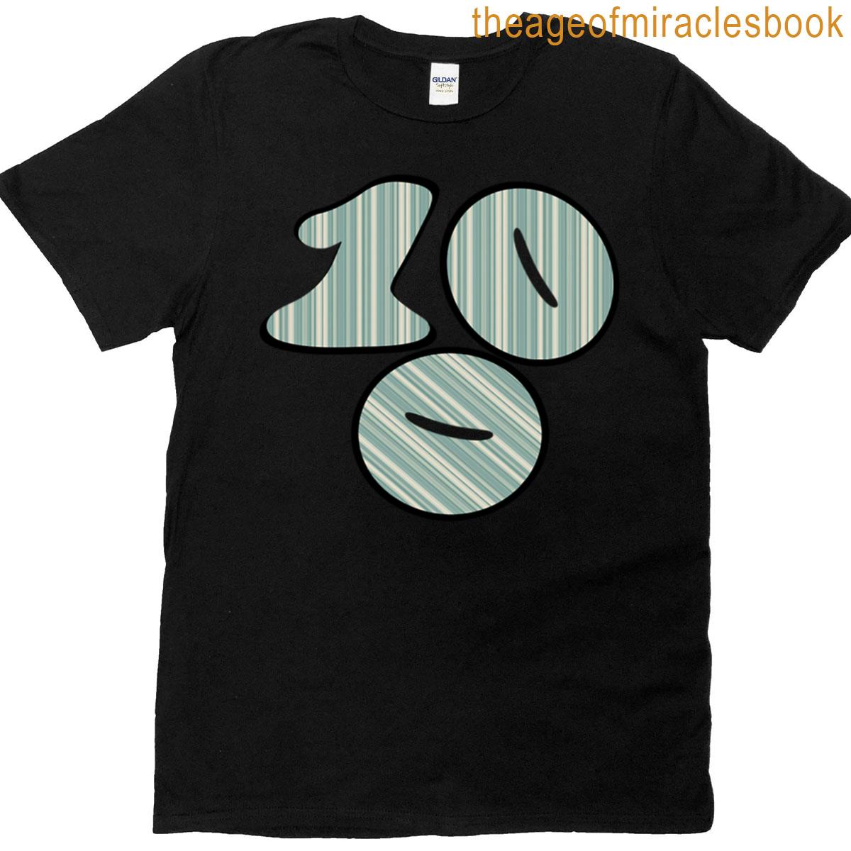 Minimal Blue Green Striped Pattern T-shirt