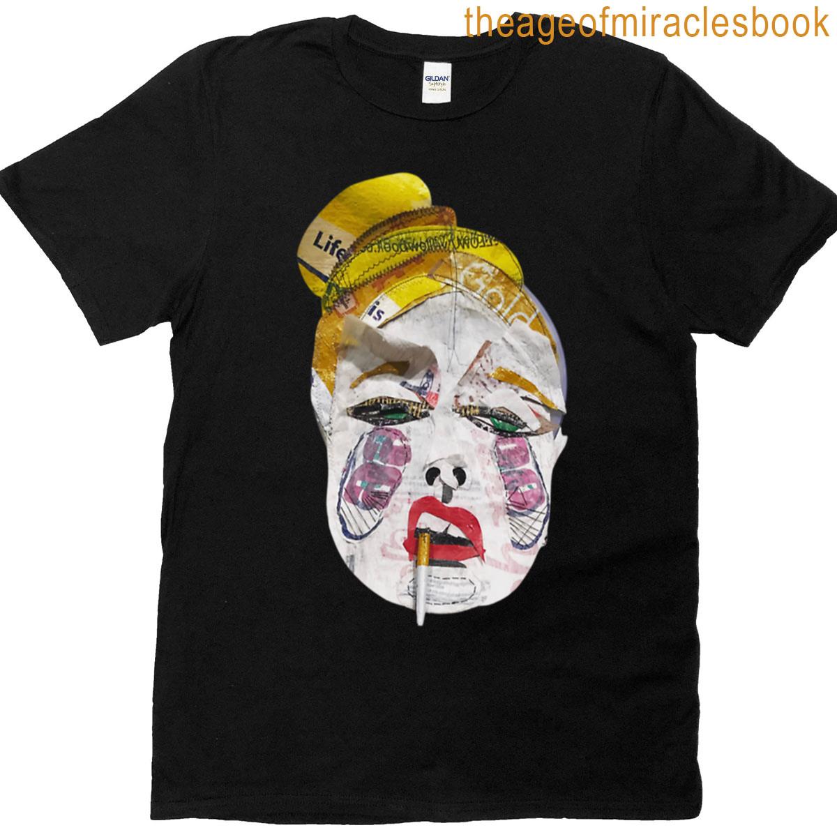 Plastic Bag Portrait Gold Puss T-shirt