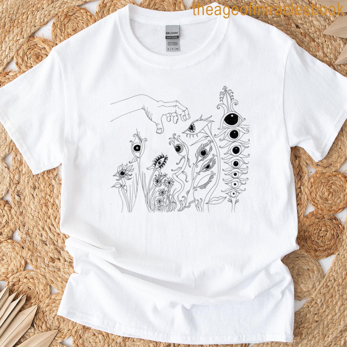 Psychedelic Eye Flowers T-shirt