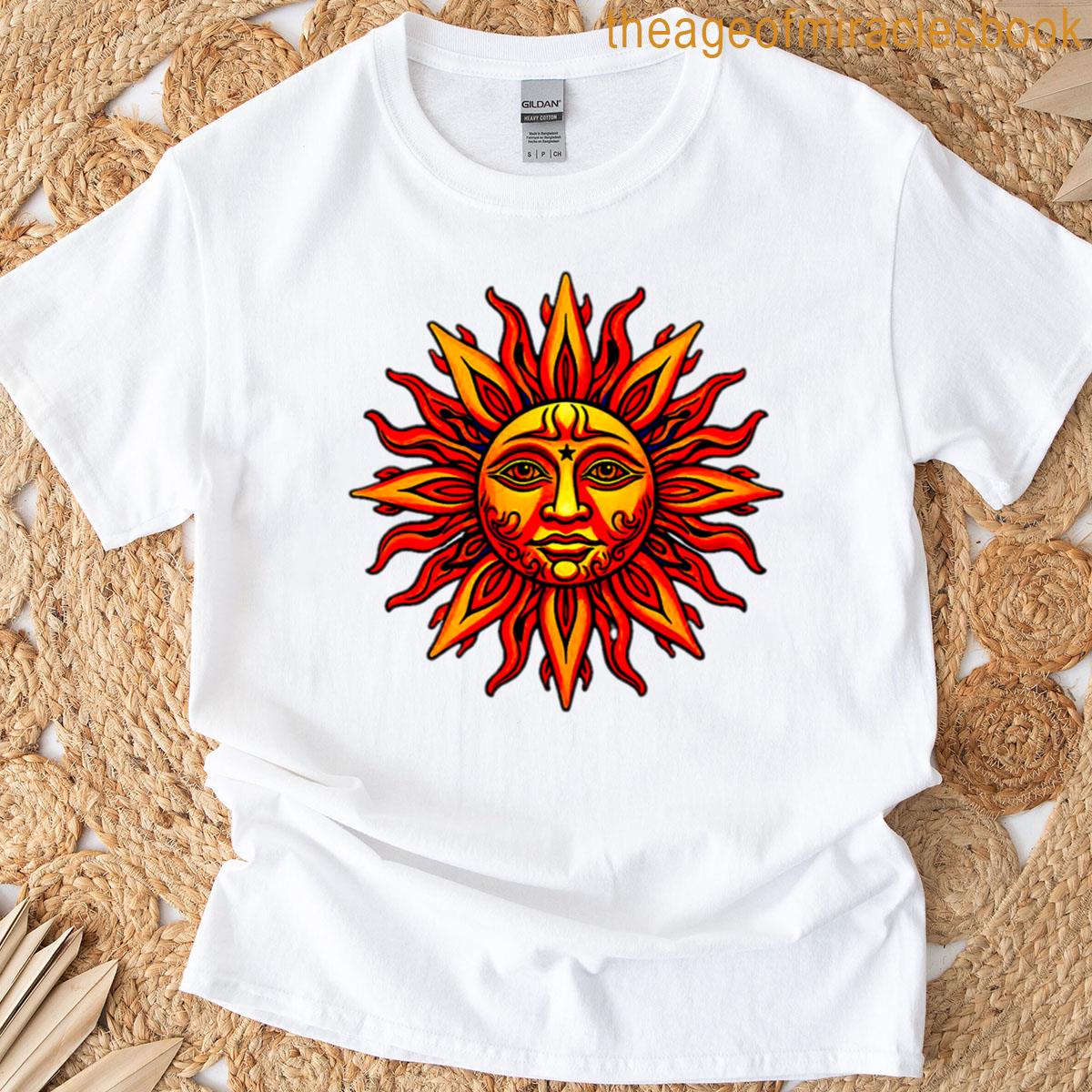 Sun Face Symbol T-shirt