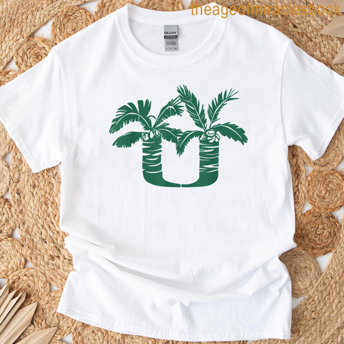 Umiami Cropped Um Palm Tree T-shirt