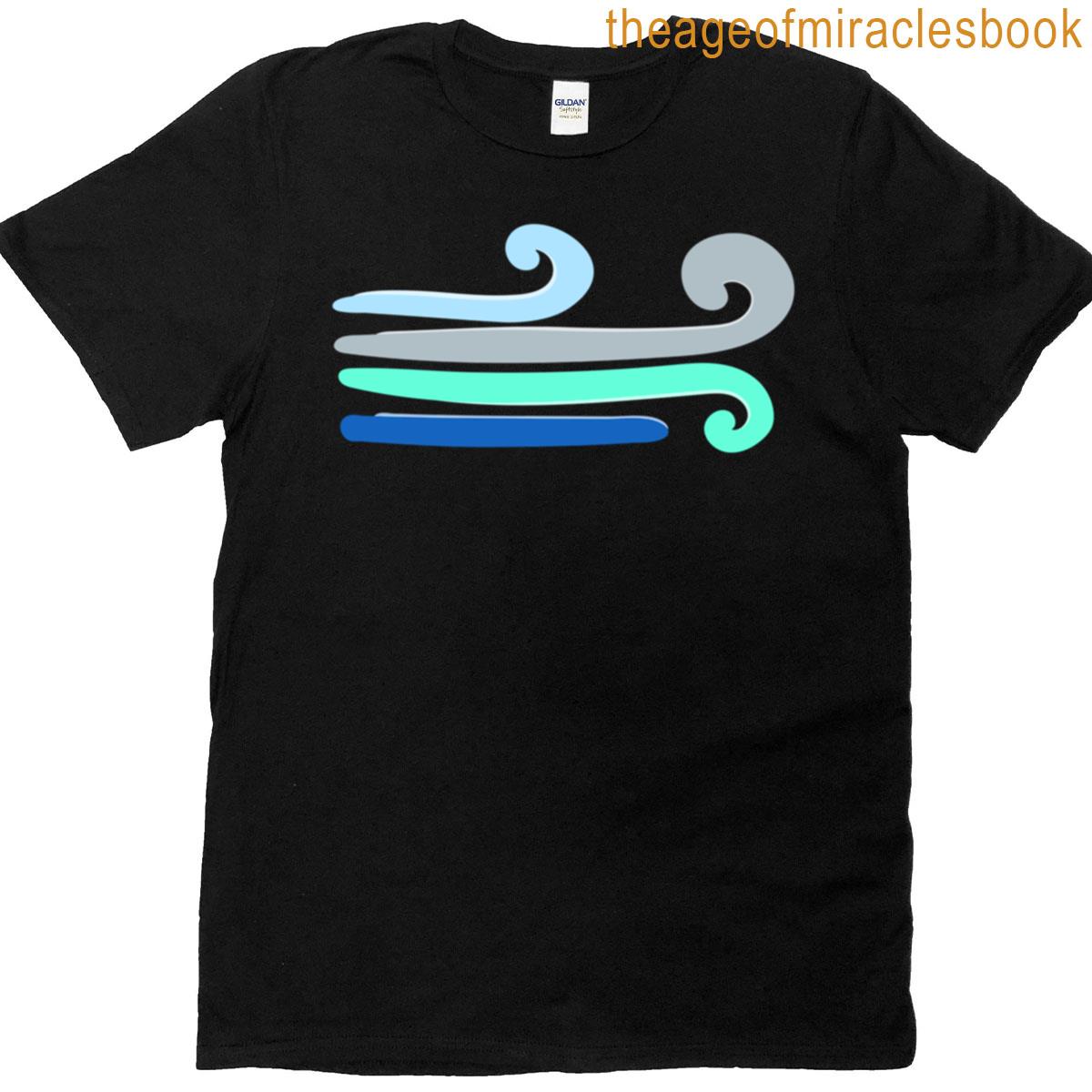 Whirling Windy Pattern T-shirt