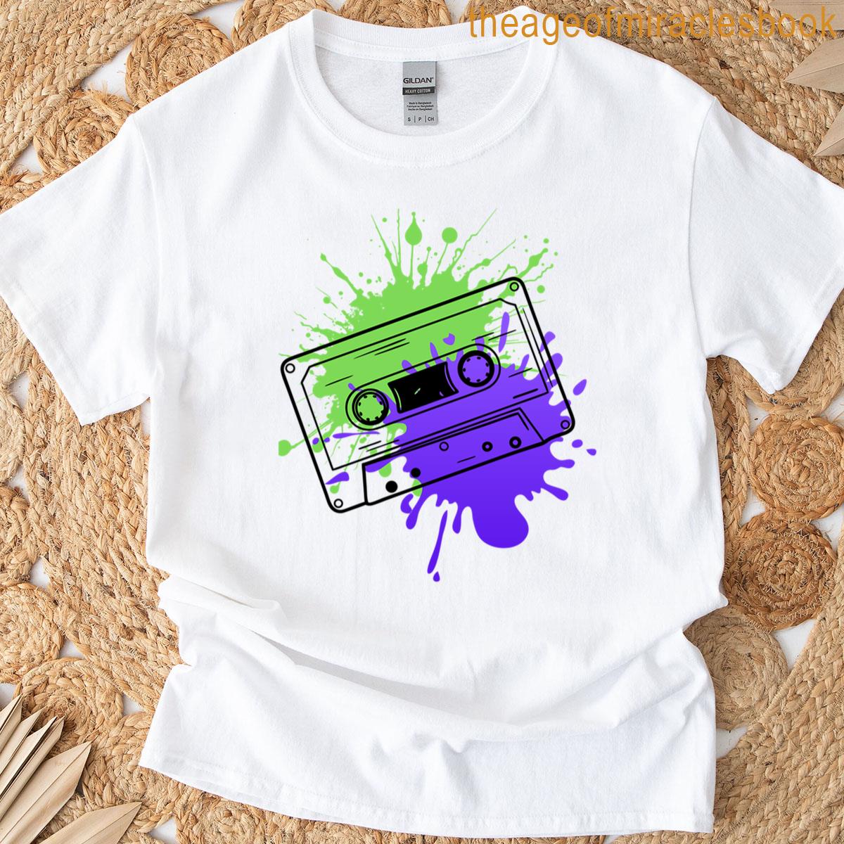 Cassette Splash Oversized T-shirt