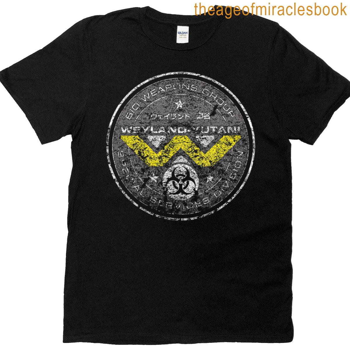 Distressed Bio Weapons Group Emblem – Sci-fi Industrial Design Oversized T-shirt