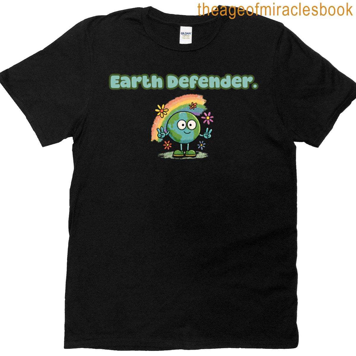Earth Defender Environmental Activist Graphic T-shirt