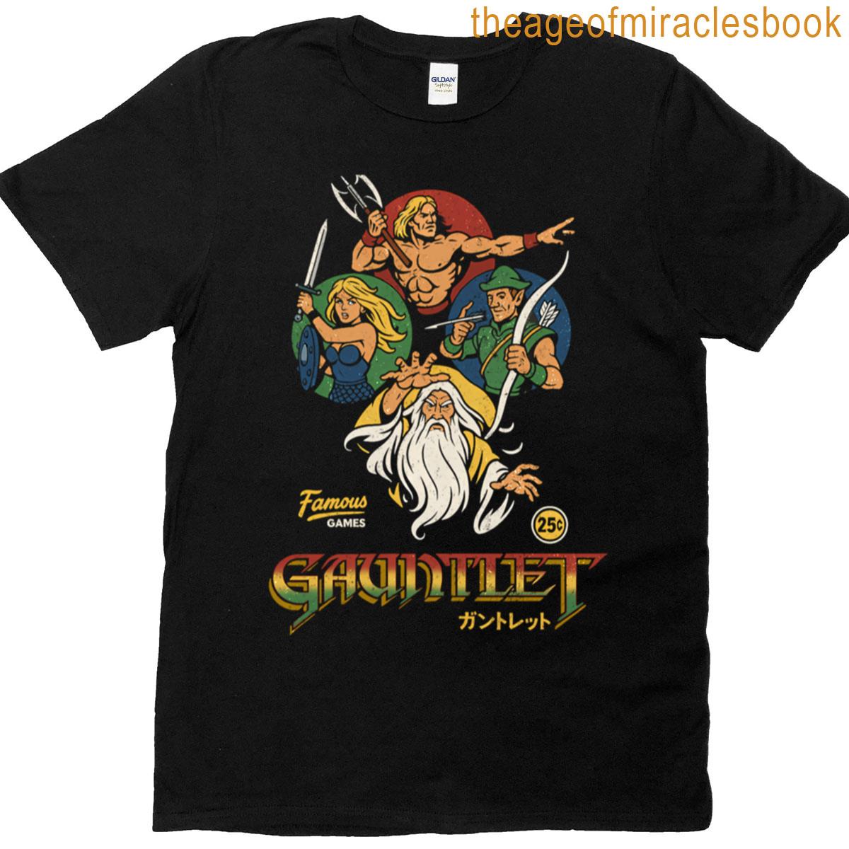 Gauntlet Retro Vintage Arcade Gaming T-shirt